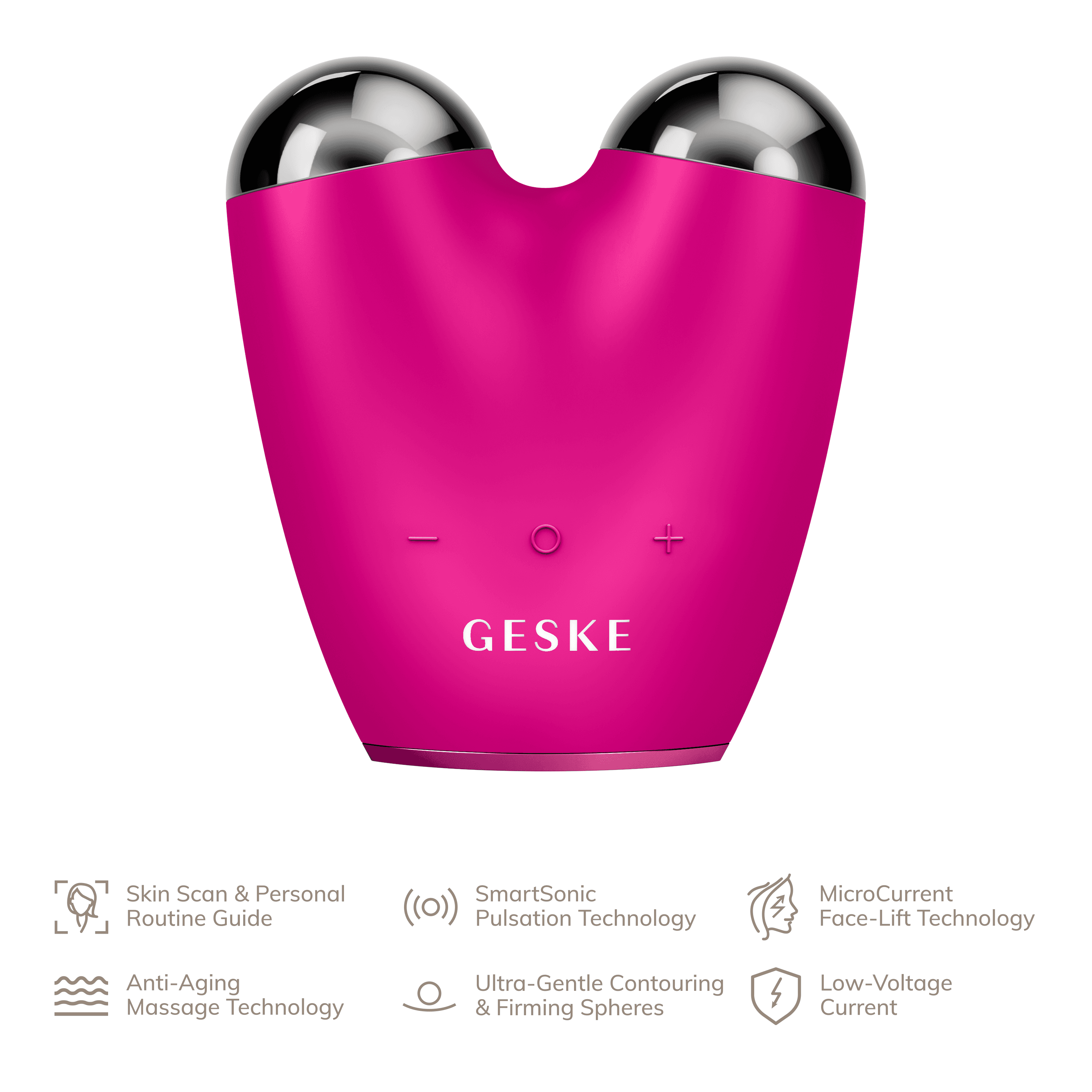 Geske Microcurrent Face Lifter 6 In 1 Magenta