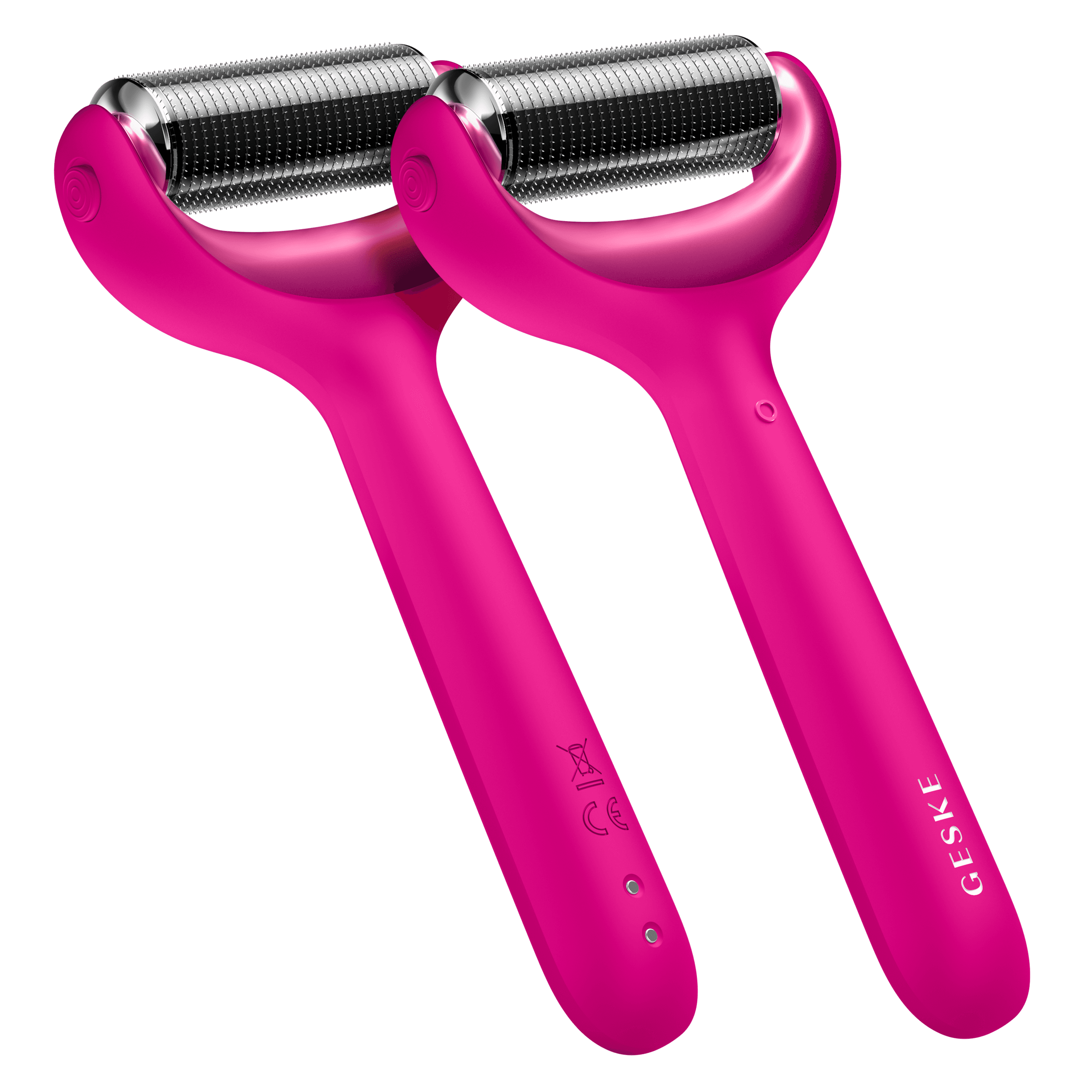 Geske Microneedle Face And Body Roller 9 In 1 Magenta