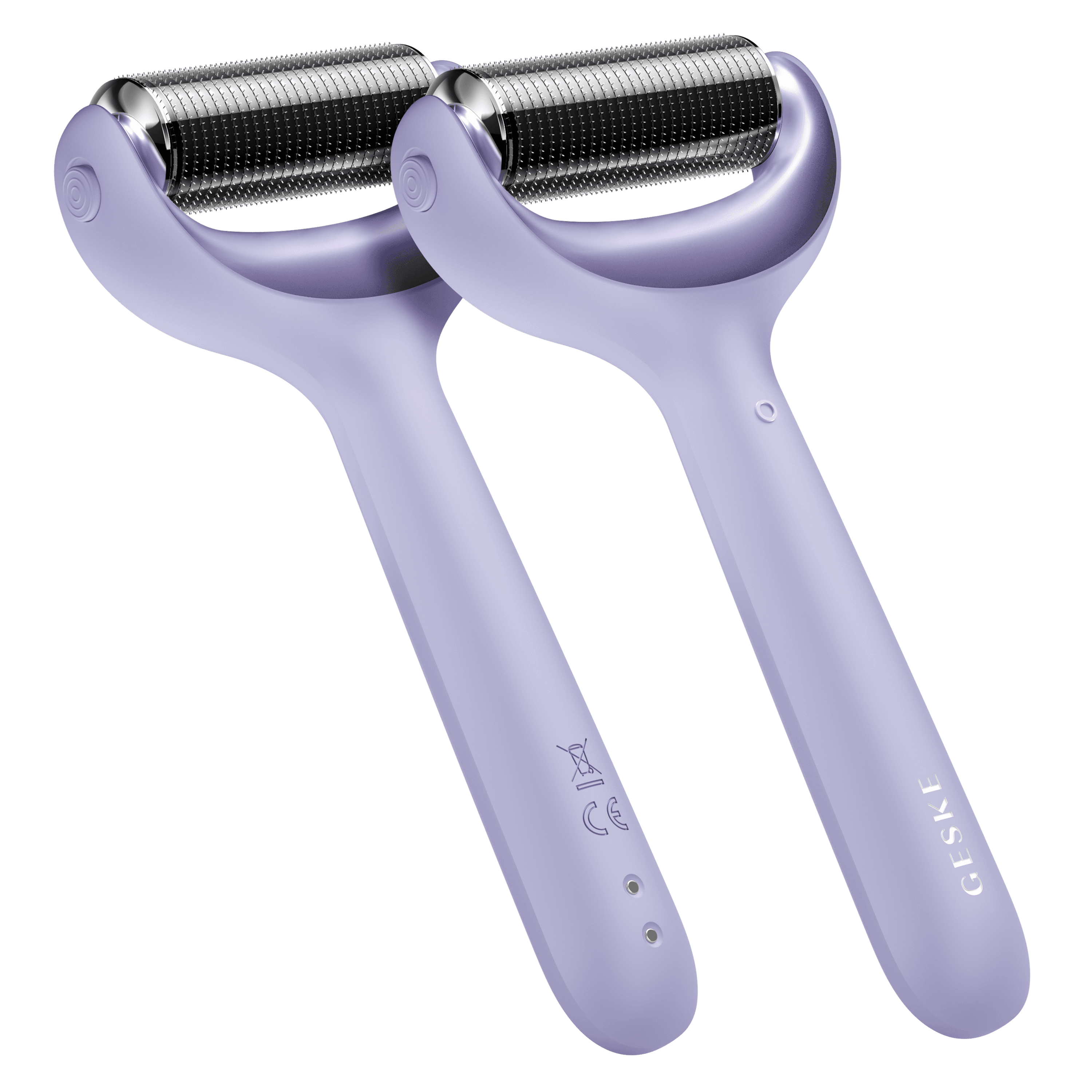 Geske Microneedle Face And Body Roller 9 In 1 Purple