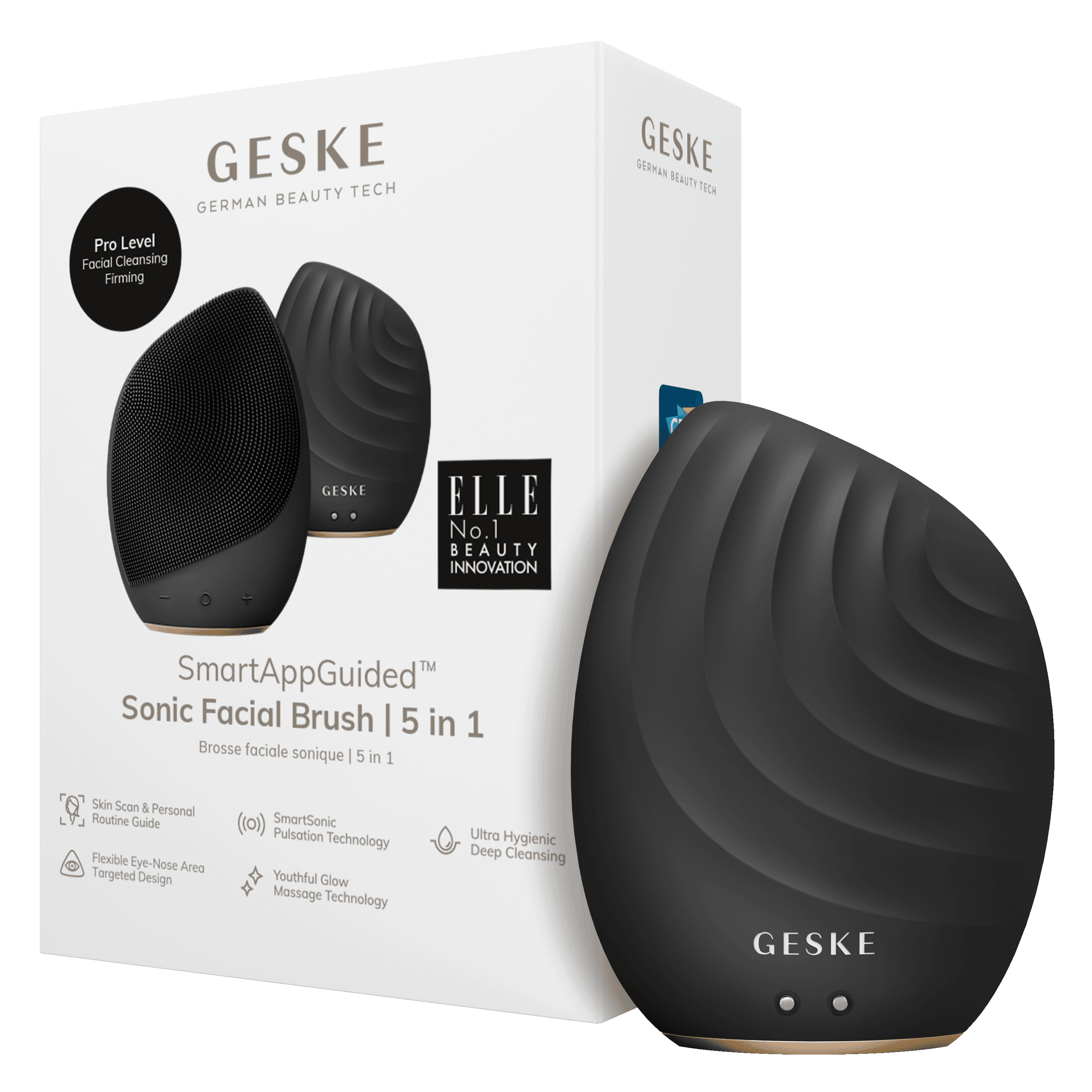 Geske Sonic Brush 5 In 1 Gray