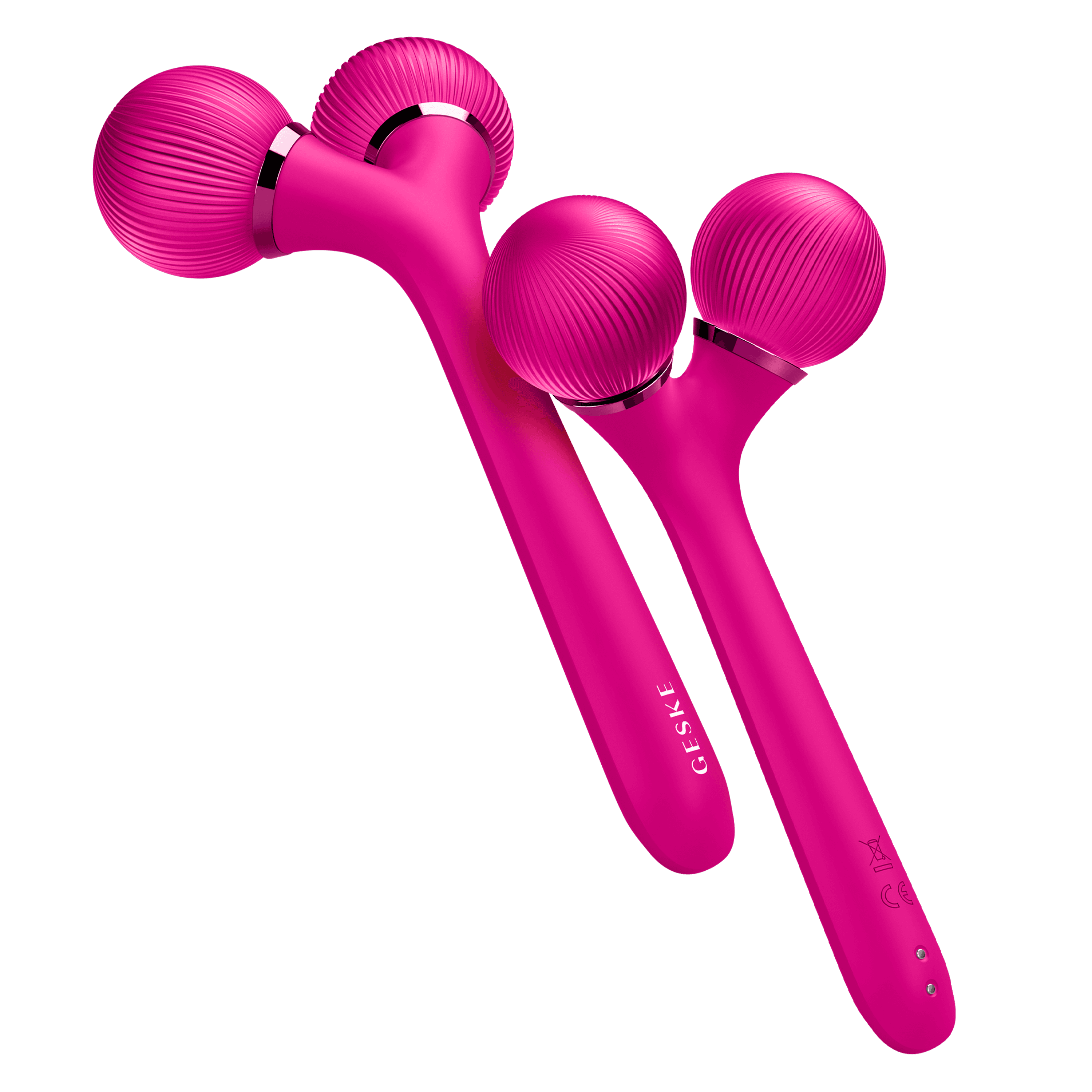 Geske Sonic Facial & Body Roller 4 In 1 Magenta
