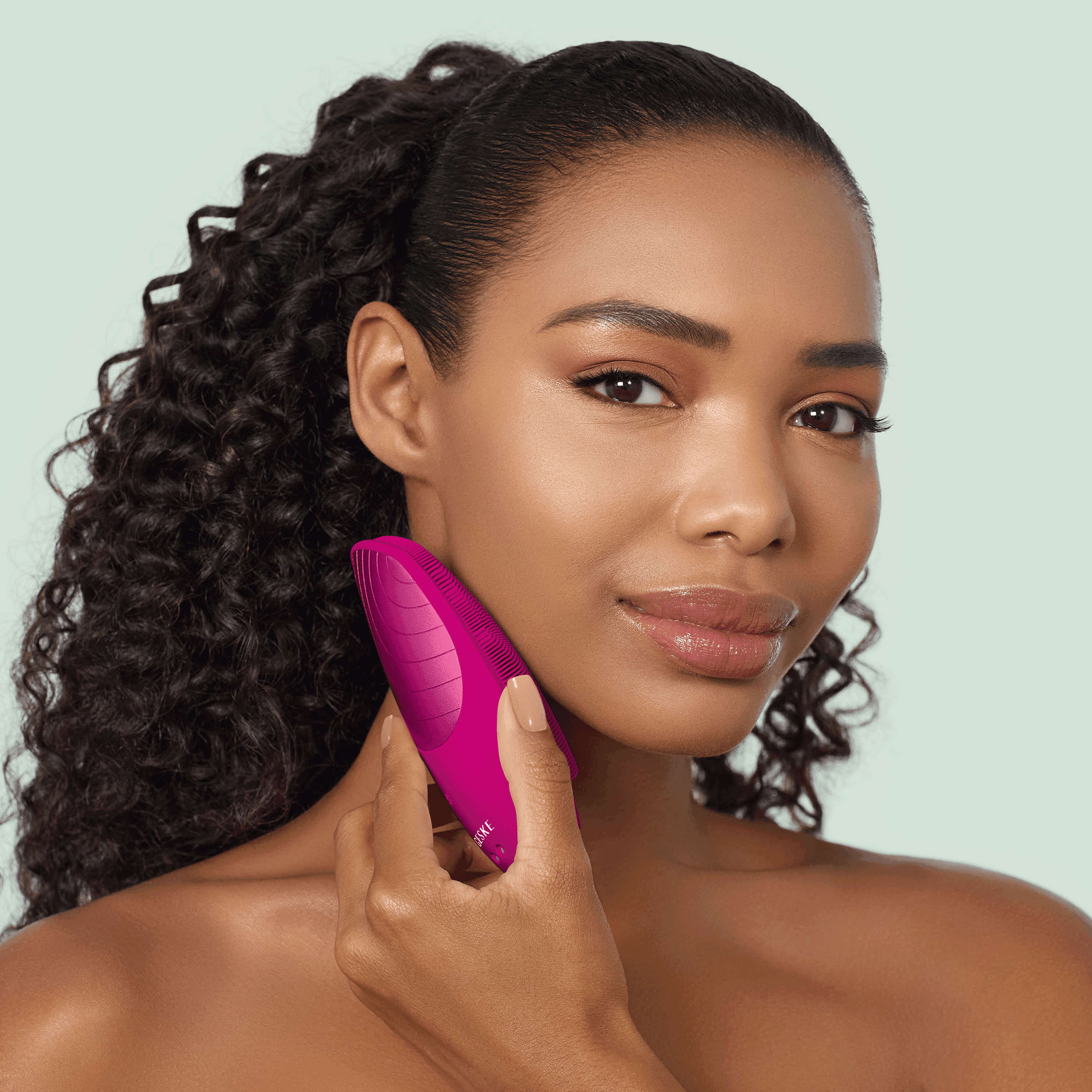 Geske Sonic Thermo Facial Brush 6In1 Magenta