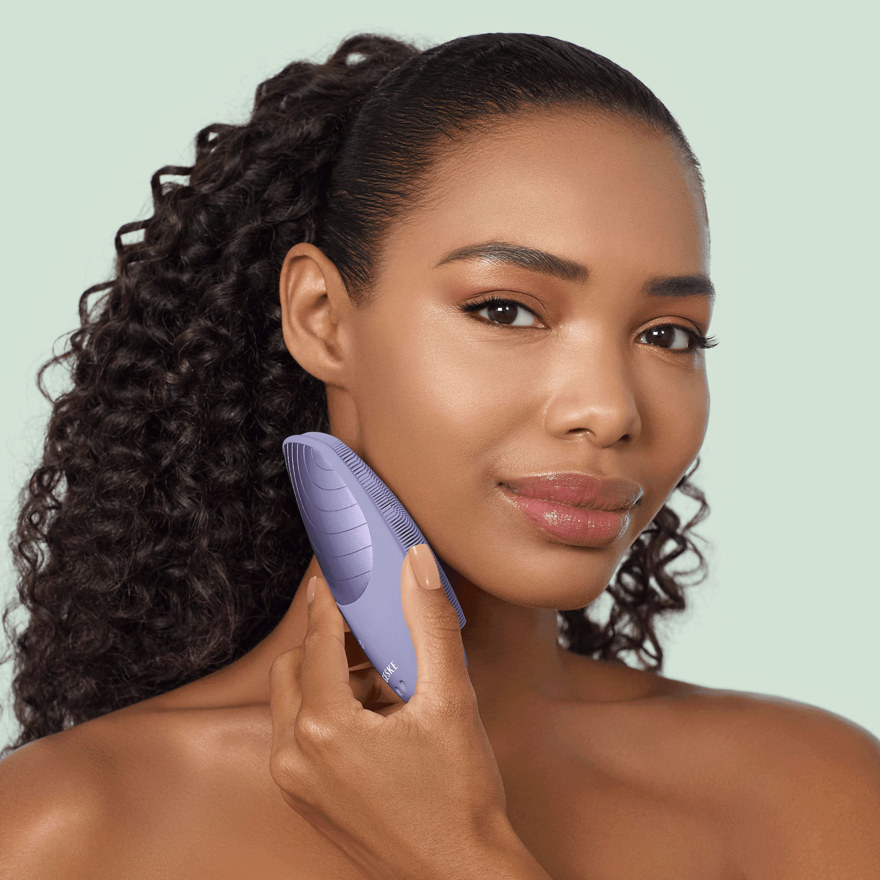 Geske Sonic Thermo Facial Brush 6in1 Purple