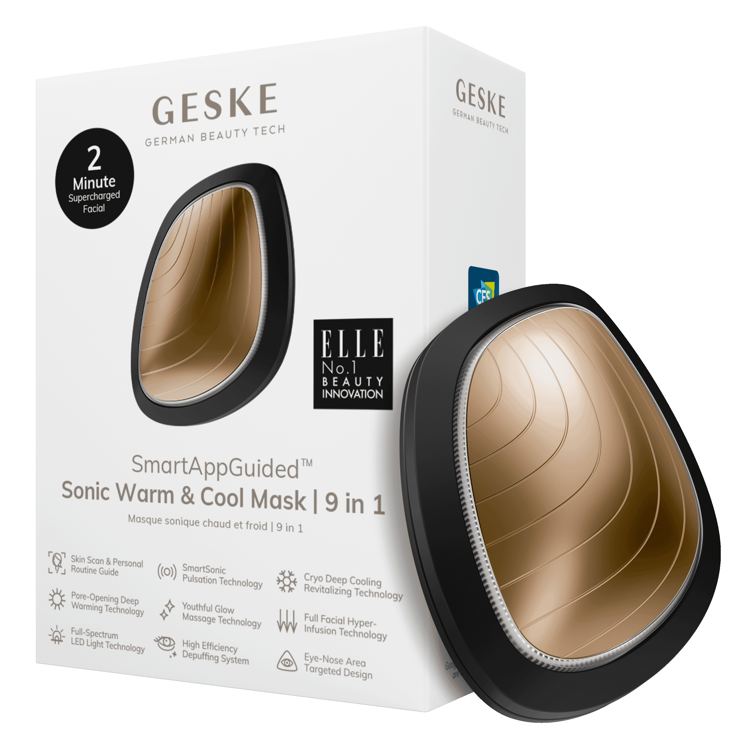 Geske Sonic Warm & Cool Mask 9In1 Gray