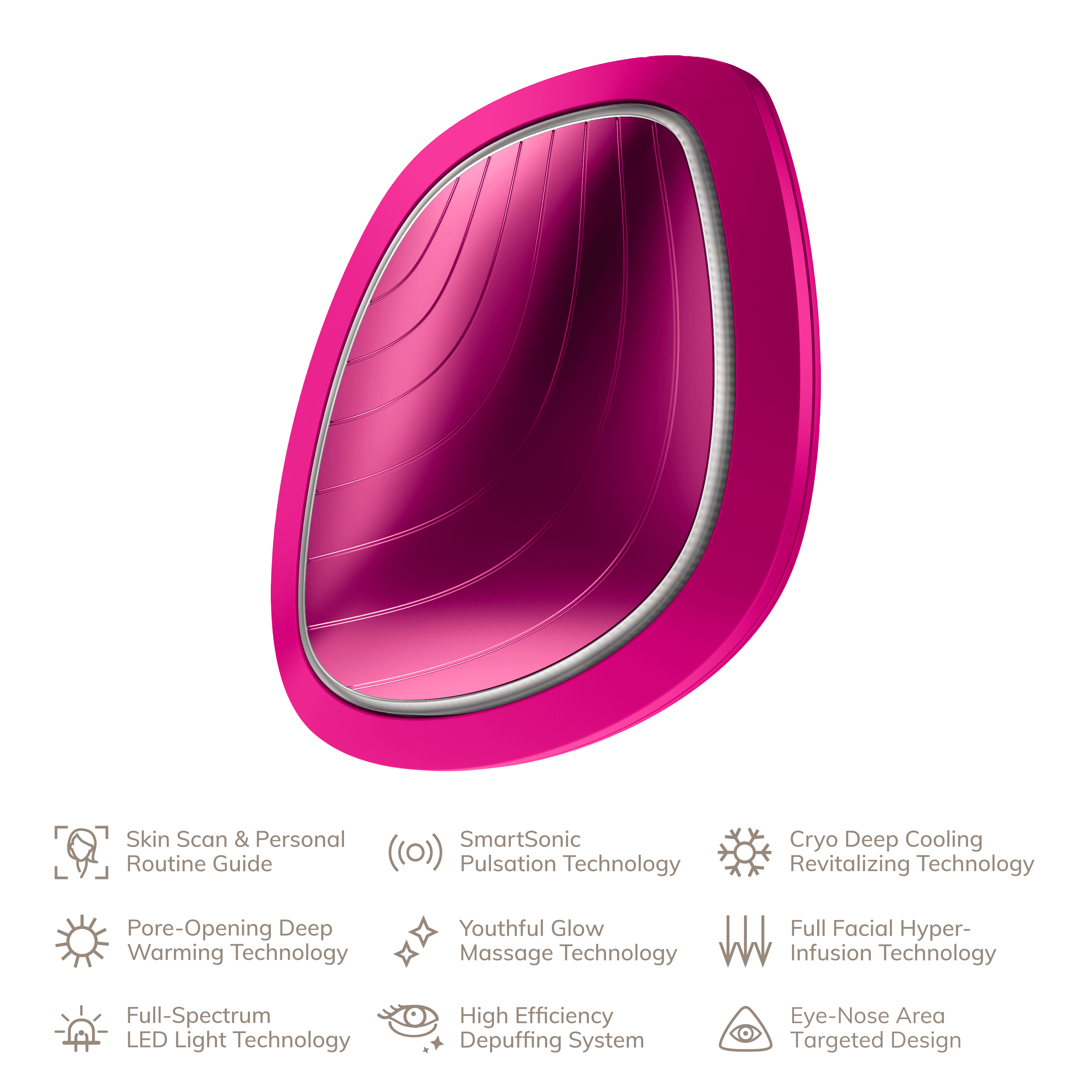 Geske Sonic Warm & Cool Mask 9in1 Magenta
