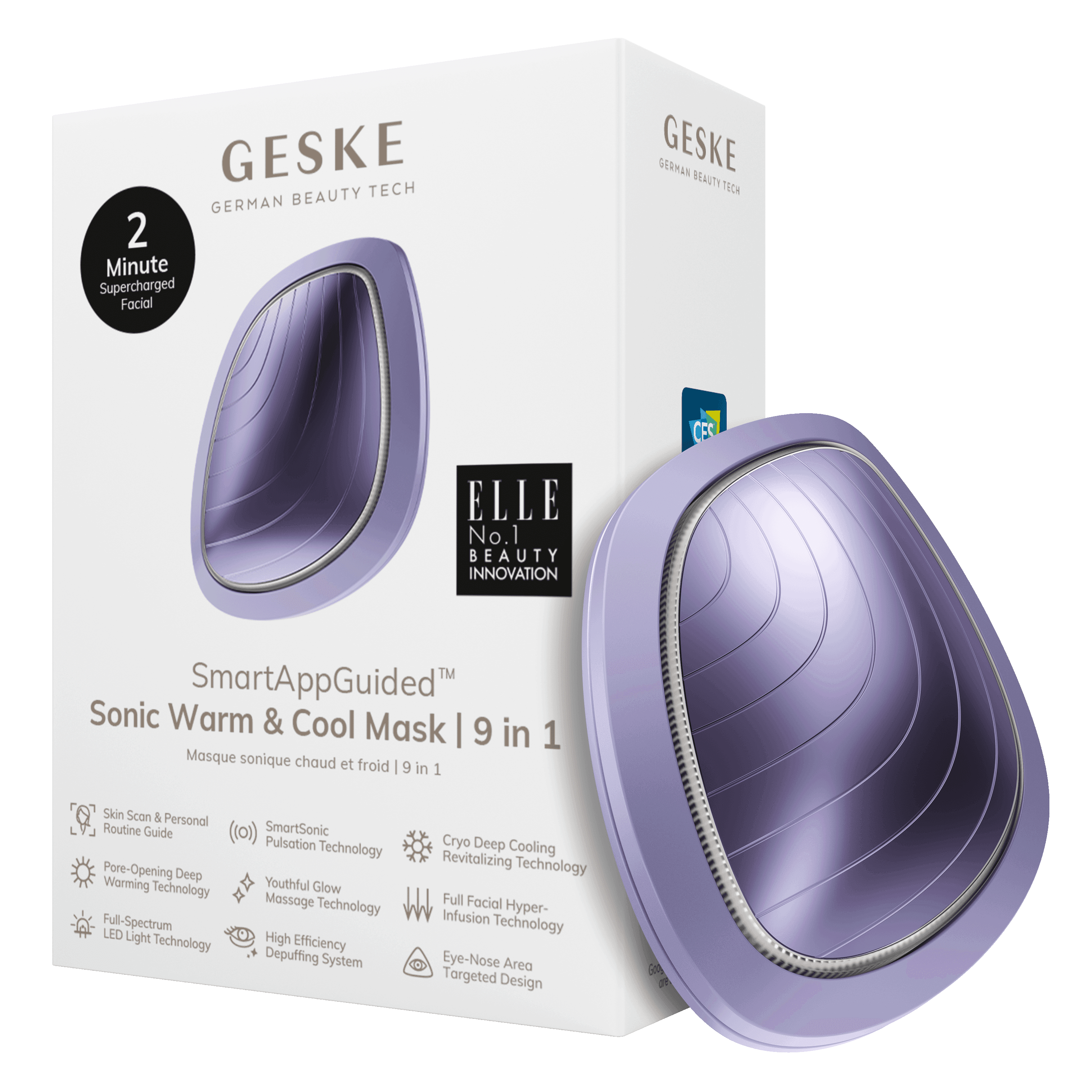 Geske Sonic Warm & Cool Mask 9In1 Purple