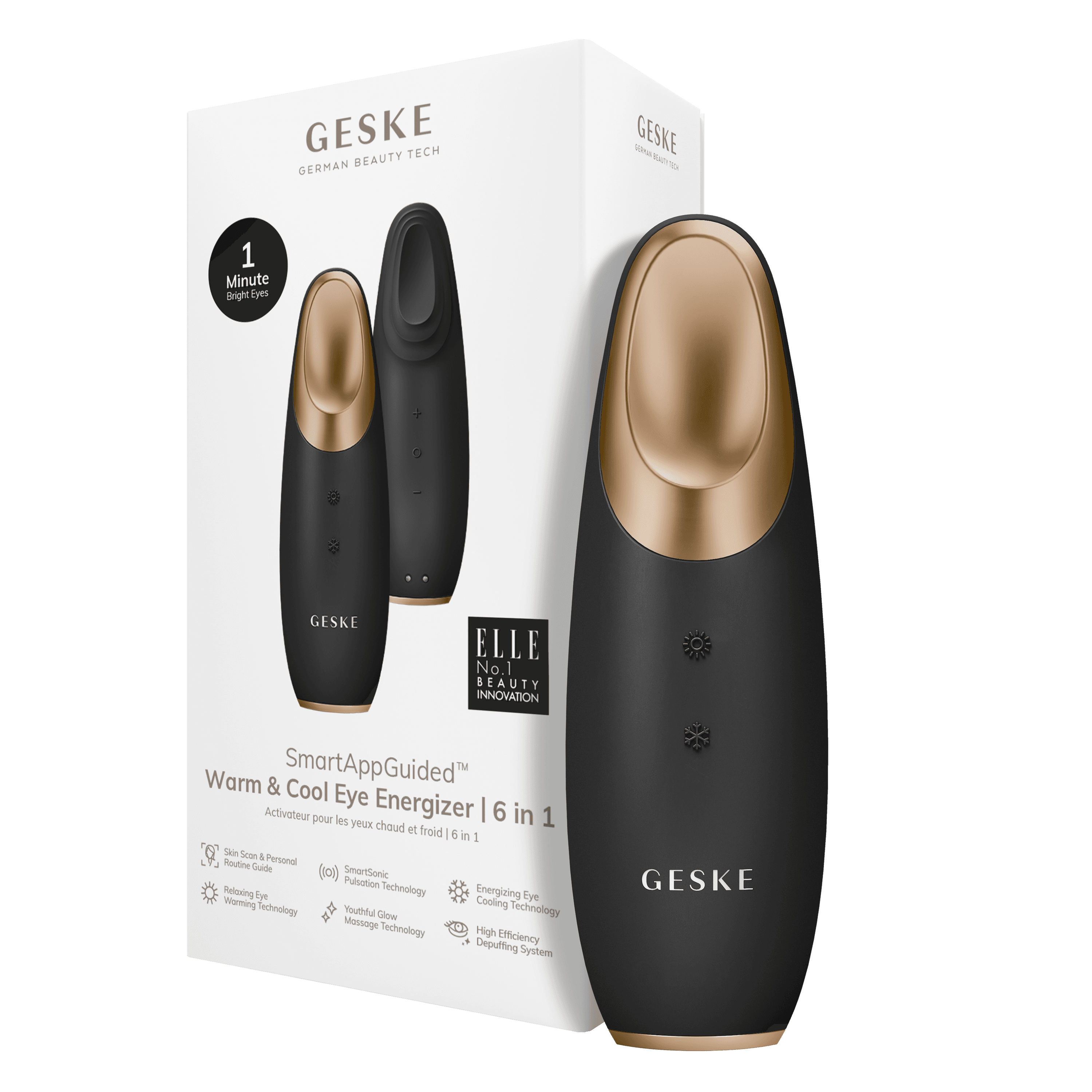 Geske Warm & Cool Eye Energizer 6 In 1 Gray
