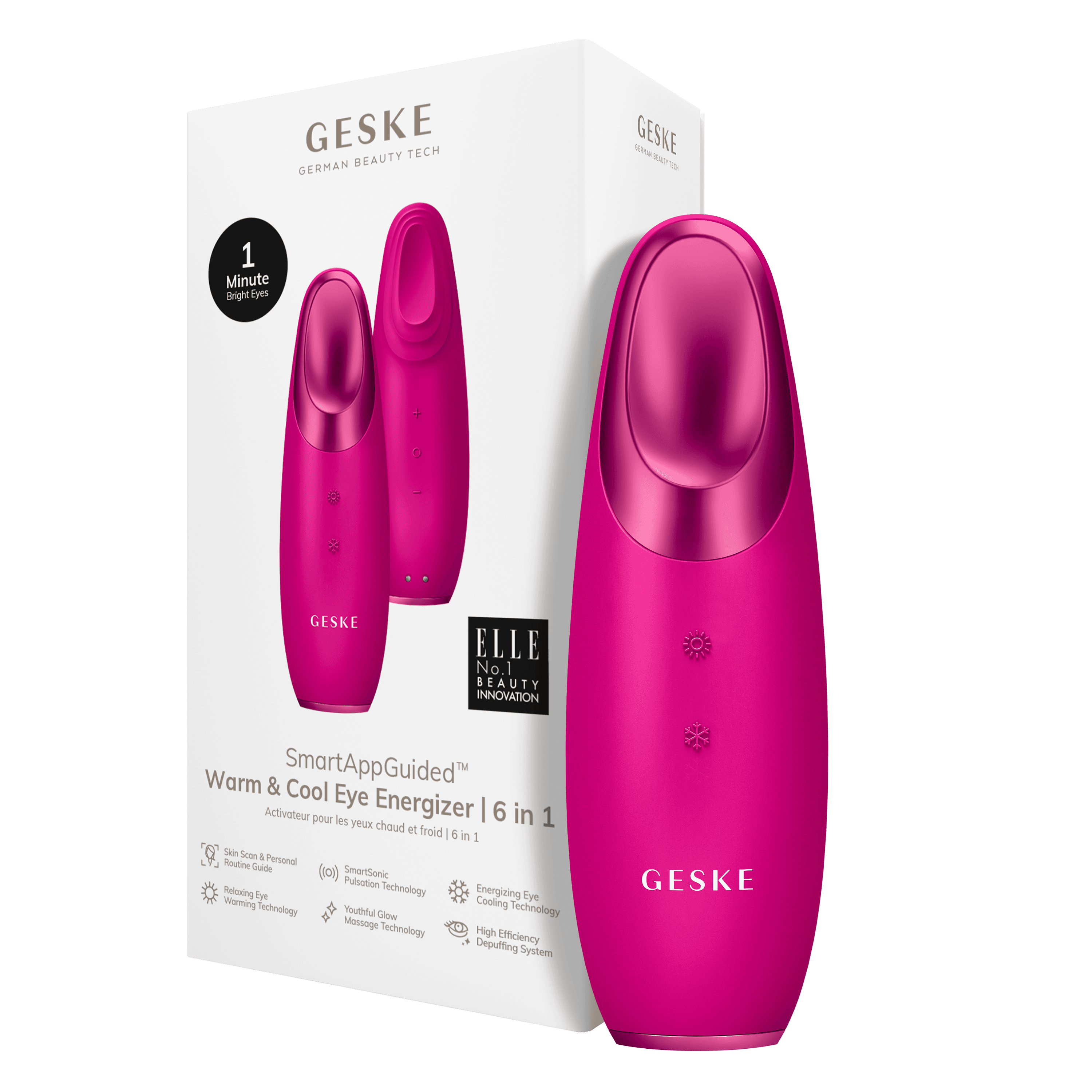 Geske Warm & Cool Eye Energizer 6 In 1 Magenta