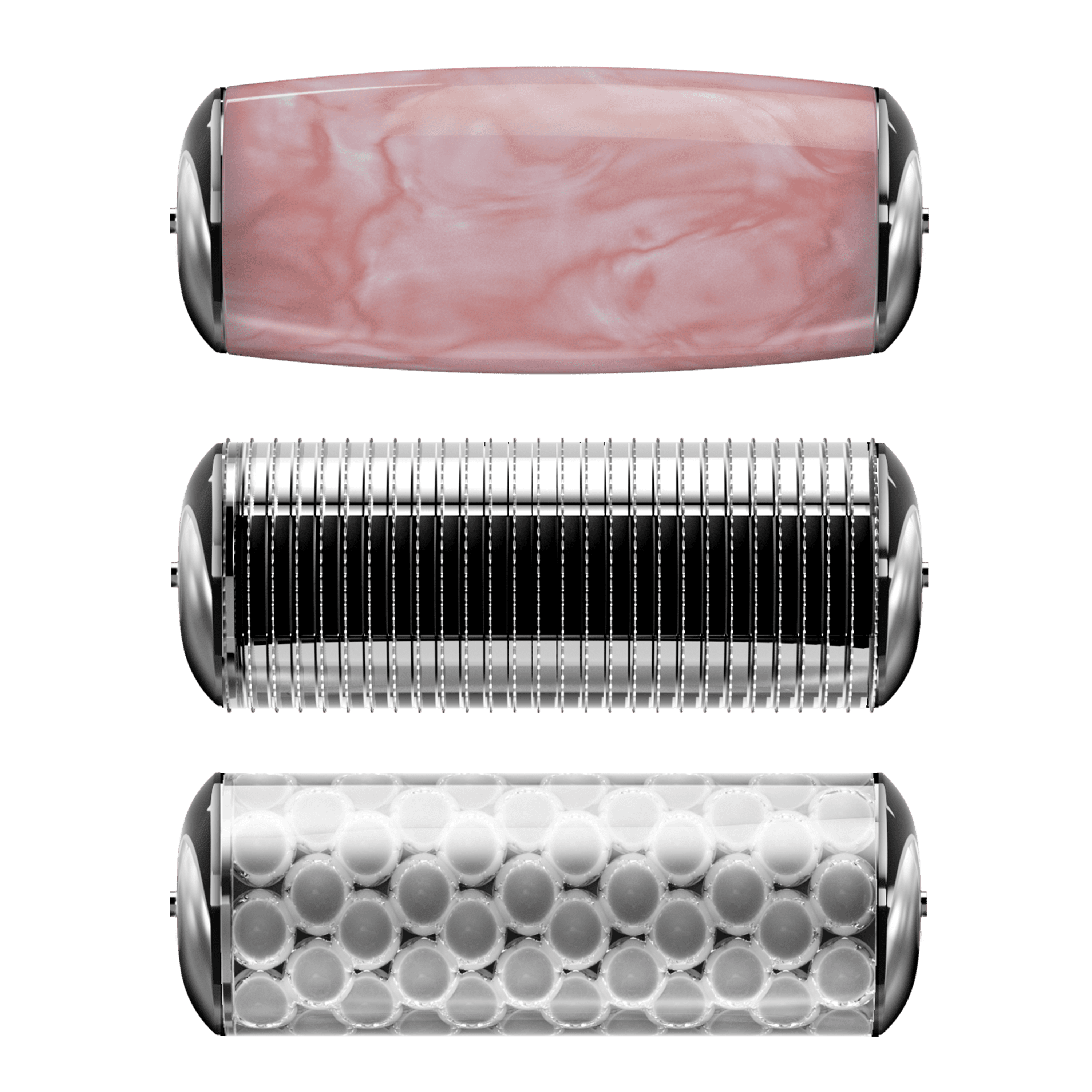 Geske App Guided Microneedle Face And Body Roler 9 In 1 Gray