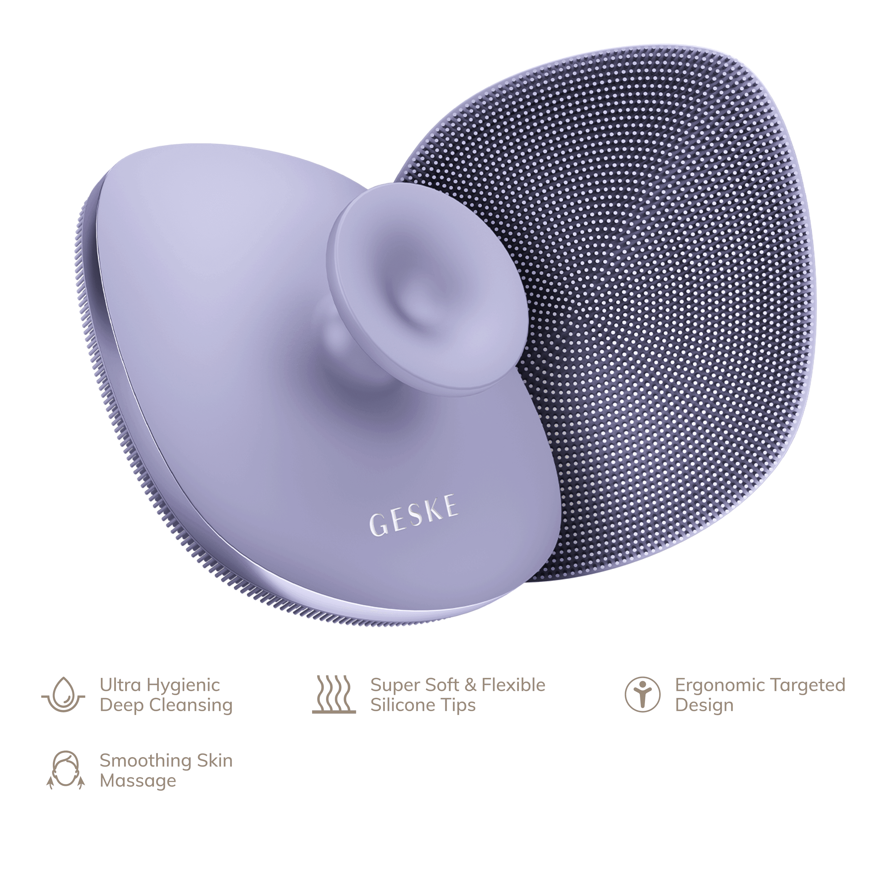 Geske Body Brush - 4 In 1 Purple