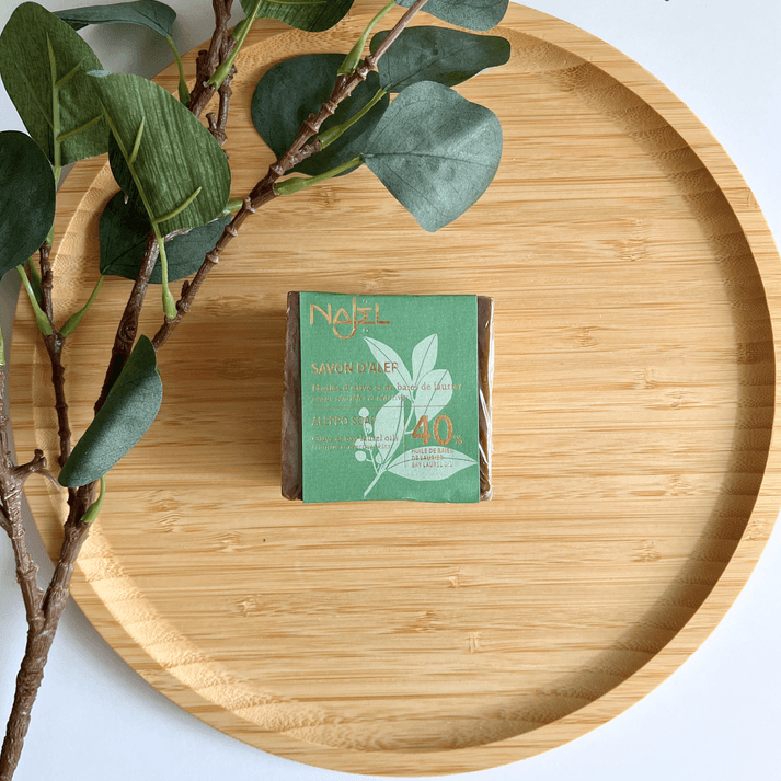 Najel Aleppo Soap Olive & Bay Laurel Oils (40% Blo) 185G