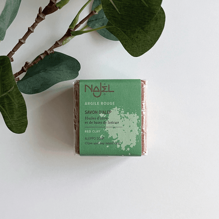 Najel Aleppo Soap Red Clay 100g