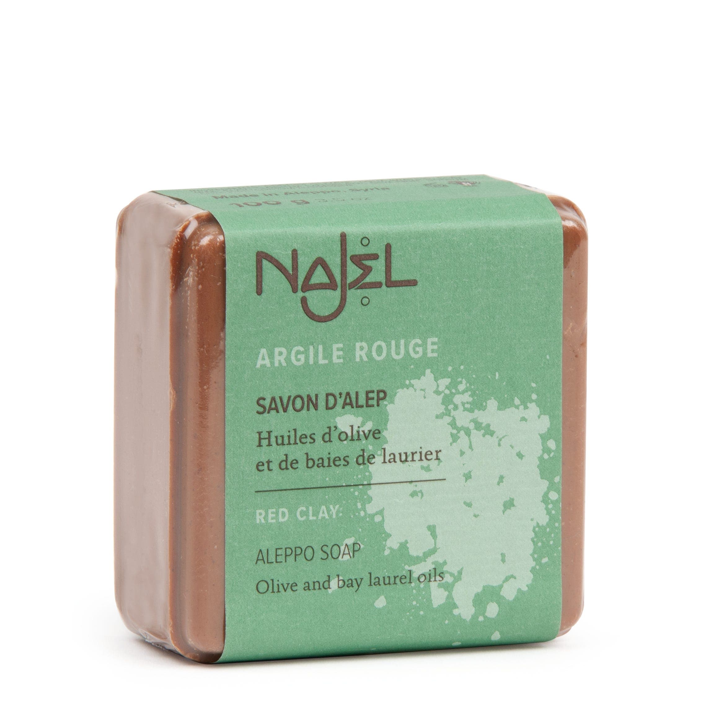 Najel Aleppo Soap Red Clay 100G