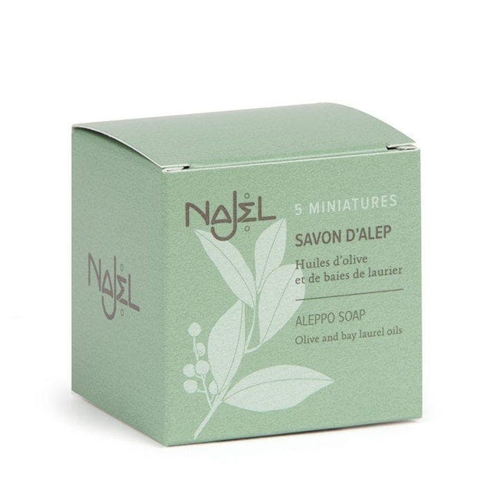 Najel Miniature Aleppo Soap Olive & Bay Laurel Oils 5X20G