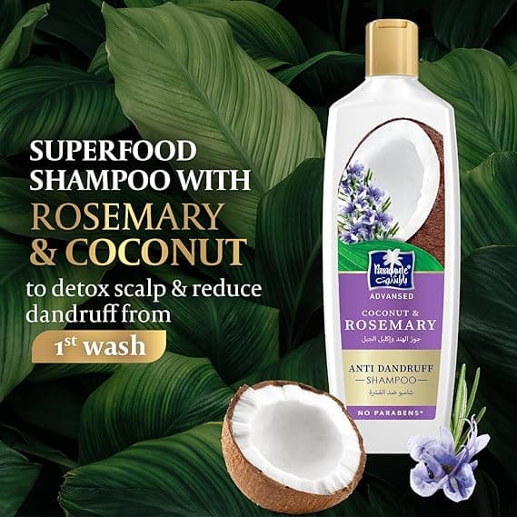 Parachute Advansed Anti-Dandruff Shampoo Coconut & Rosemary -340ml