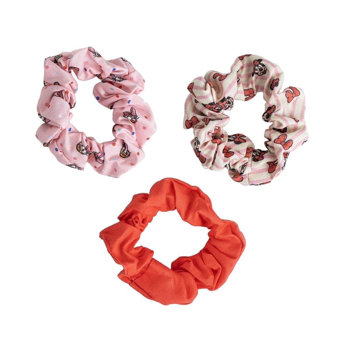 Disney Minnie Mouse Hair Scrunchies - 3pcs