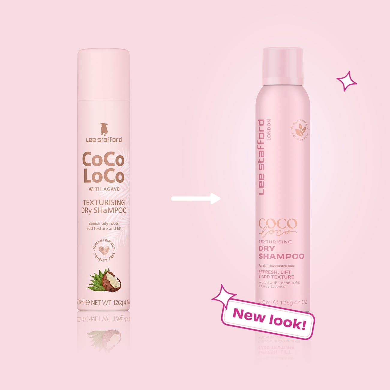 Lee Stafford Coco Loco Texturising Dry Shampoo 200ml