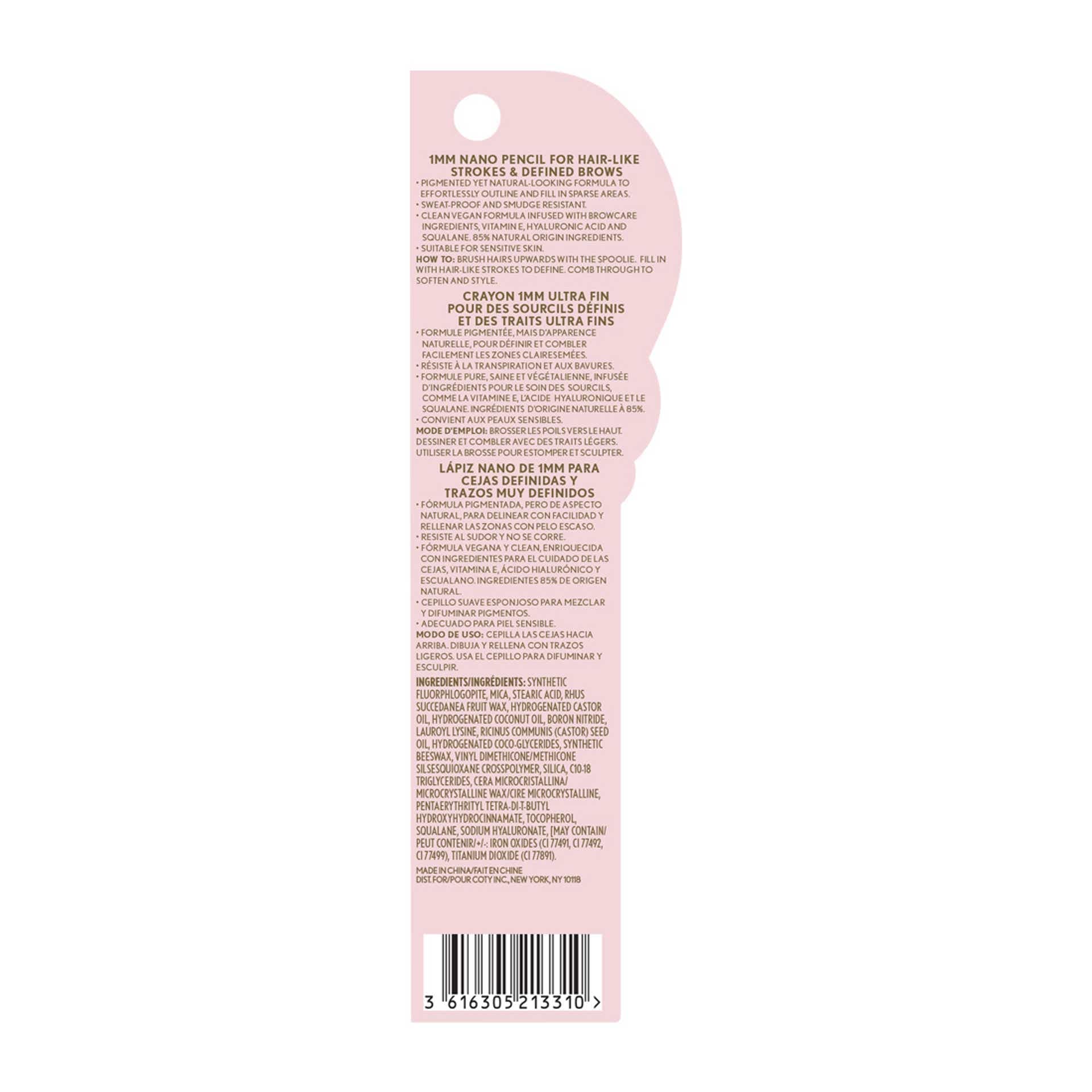 Cover Girl Clean Fresh Brow Liner Nano Pencil - 400 Soft Brown