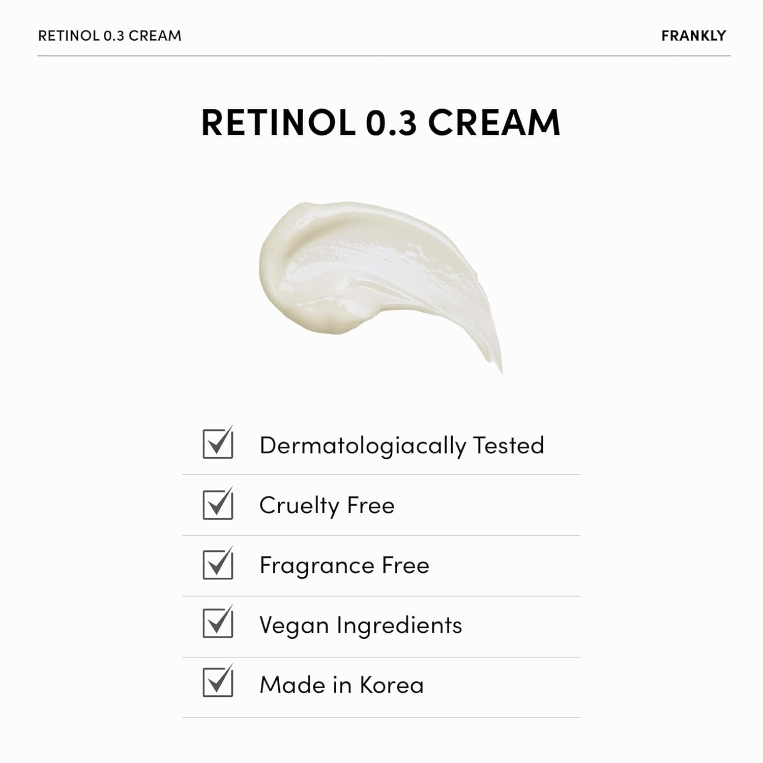 Frankly Retinol Cream 0.3 20ml