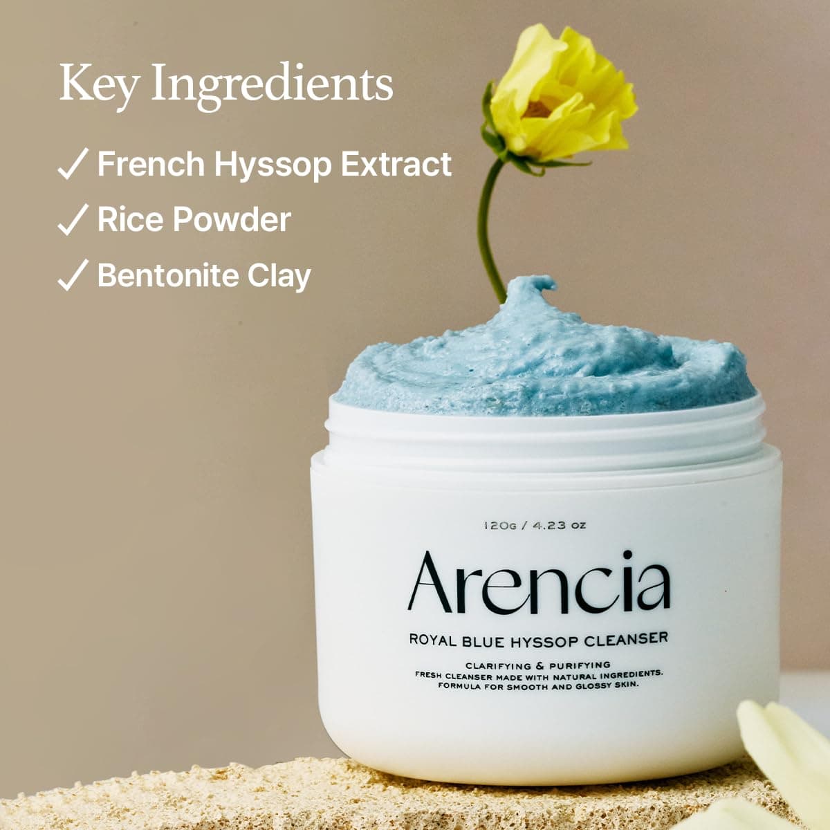 Arencia Blue Hyssop Cleanser 120g
