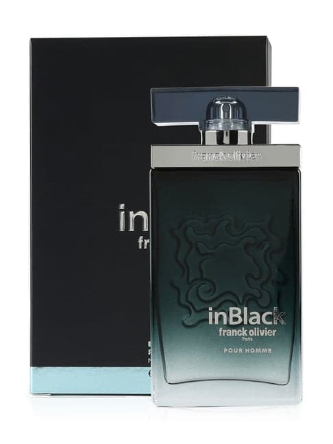 Franck Olivier In Black Pour Homme Eau de Toilette For Men - 75ml