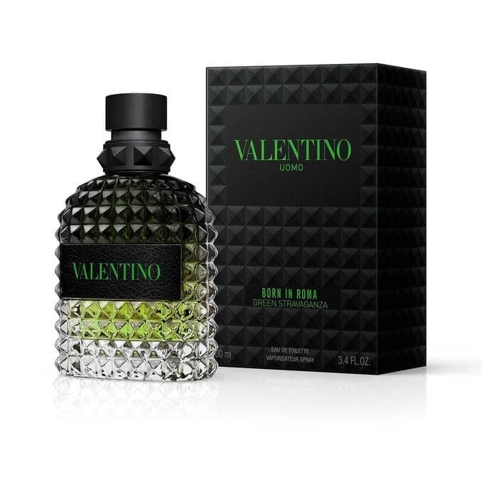 Valentino Uomo Born In Roma Green Stravaganza Eau de Toilette for Men - 100 ml