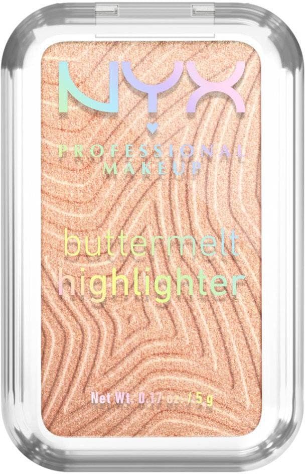 NYX Professional Makeup Buttermelt Highlighter, Powder Highlighter - Glaze it Butta