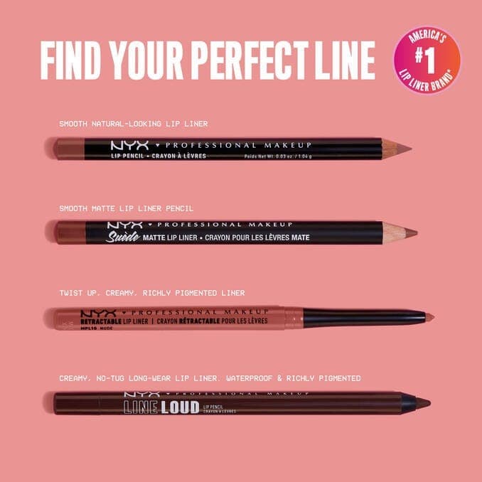 NYX Professional Makeup Suede Matte Lip Liner - Softspoken 04