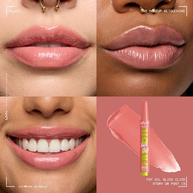 NYX Professional Makeup Fat Oil Slick Click Vegan Lip Balm - Dm Me