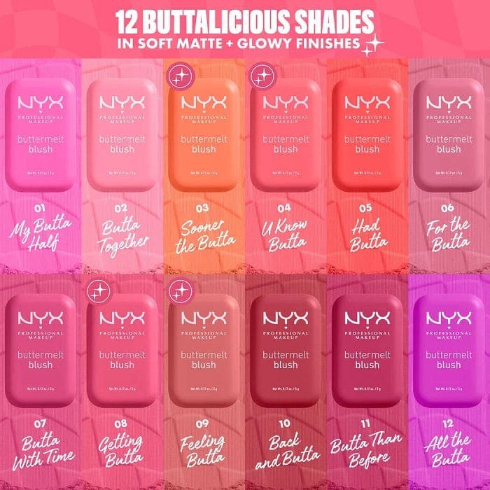 NYX Professional Makeup Buttermelt Blush - Getting Butta
