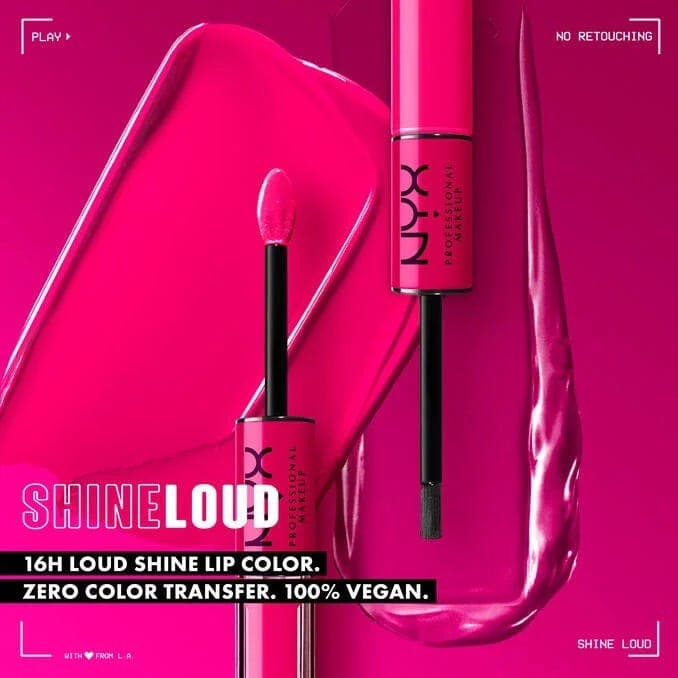 NYX Professional Makeup Shine Loud High Shine Lip Color - Goal Crusher 02