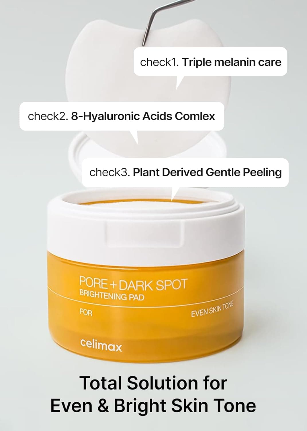 Celimax Pore+Dark Spot Brightening Pads 100ml 40pcs