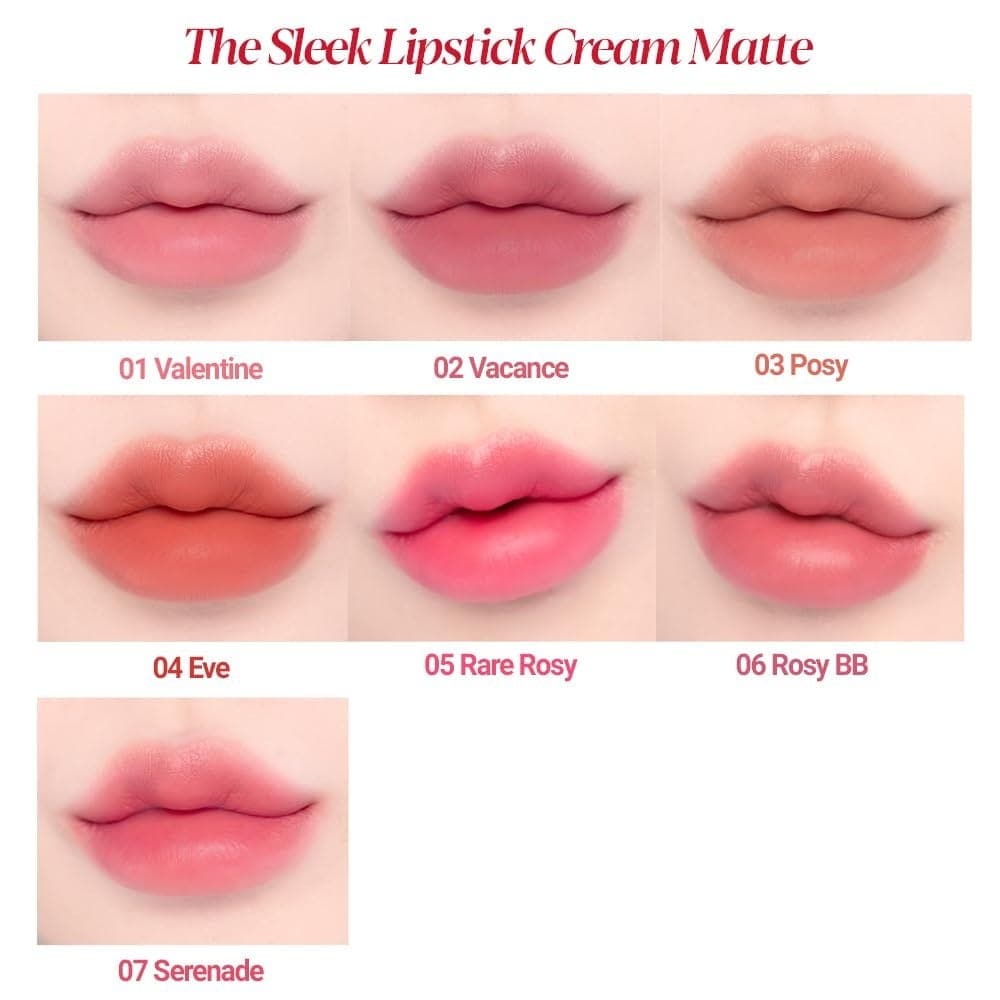 Espoir The Sleek Lipstick Cream Matte #3 Posy