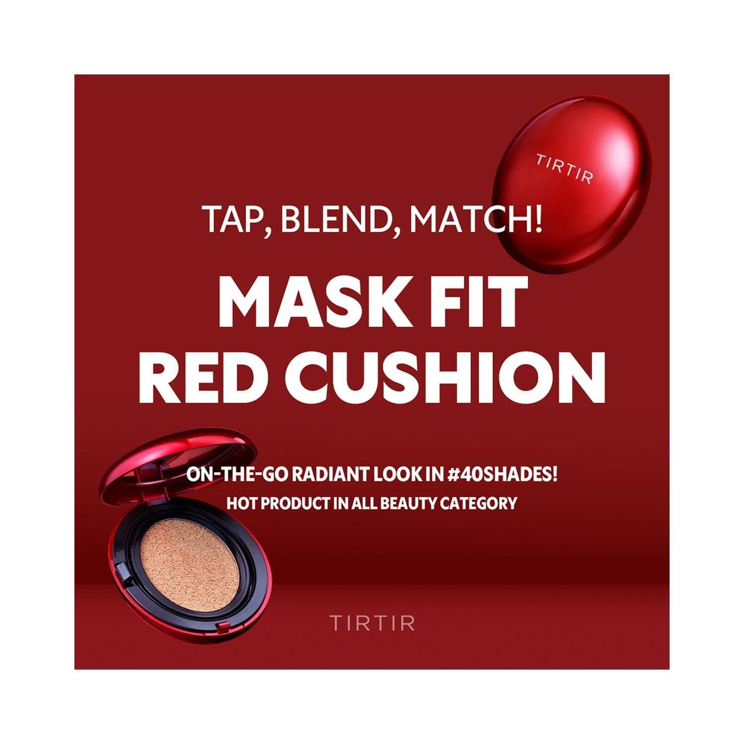 Tirtir Mask Fit Red Mini Cushion 23n Sand 4.5g