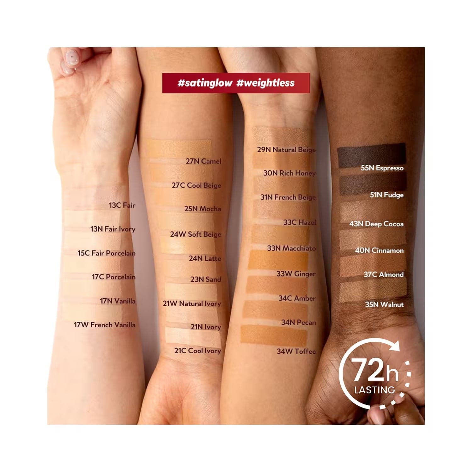 Tirtir Mask Fit Red Mini Cushion 34c Amber 4.5g