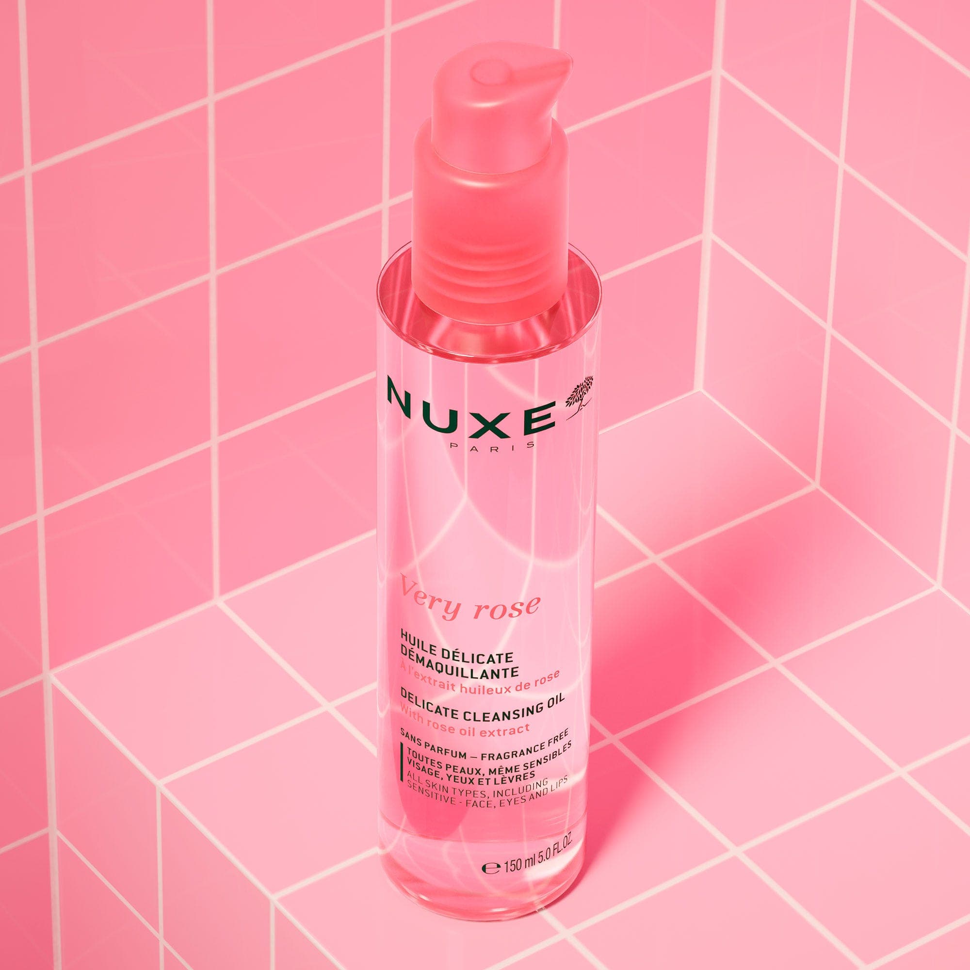 Nuxe Very Rose Delicate Cleansing Oil - 150 ml