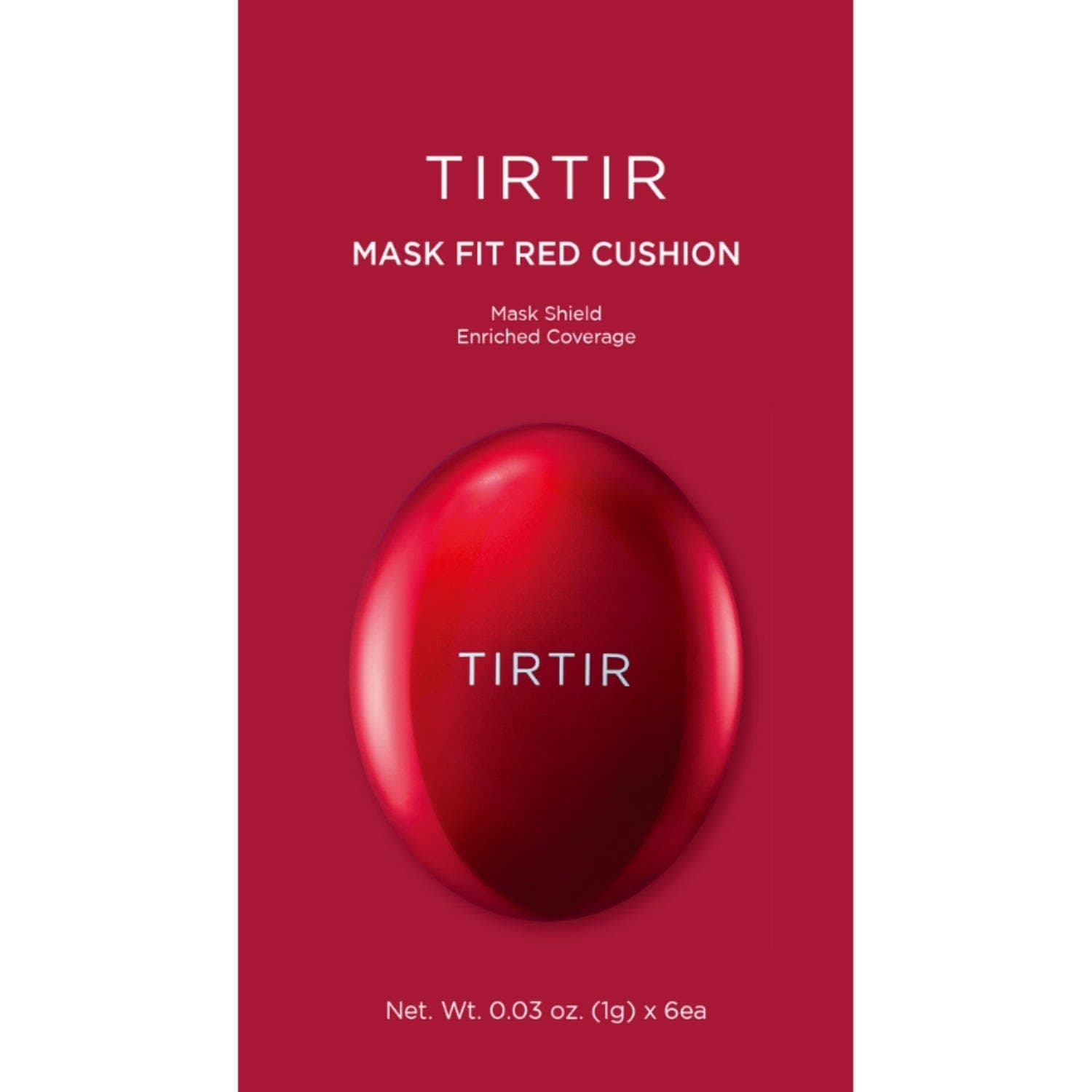 Tirtir Mask Fit Red Cushion 6 Shade Kit(25n-31n) - Medium