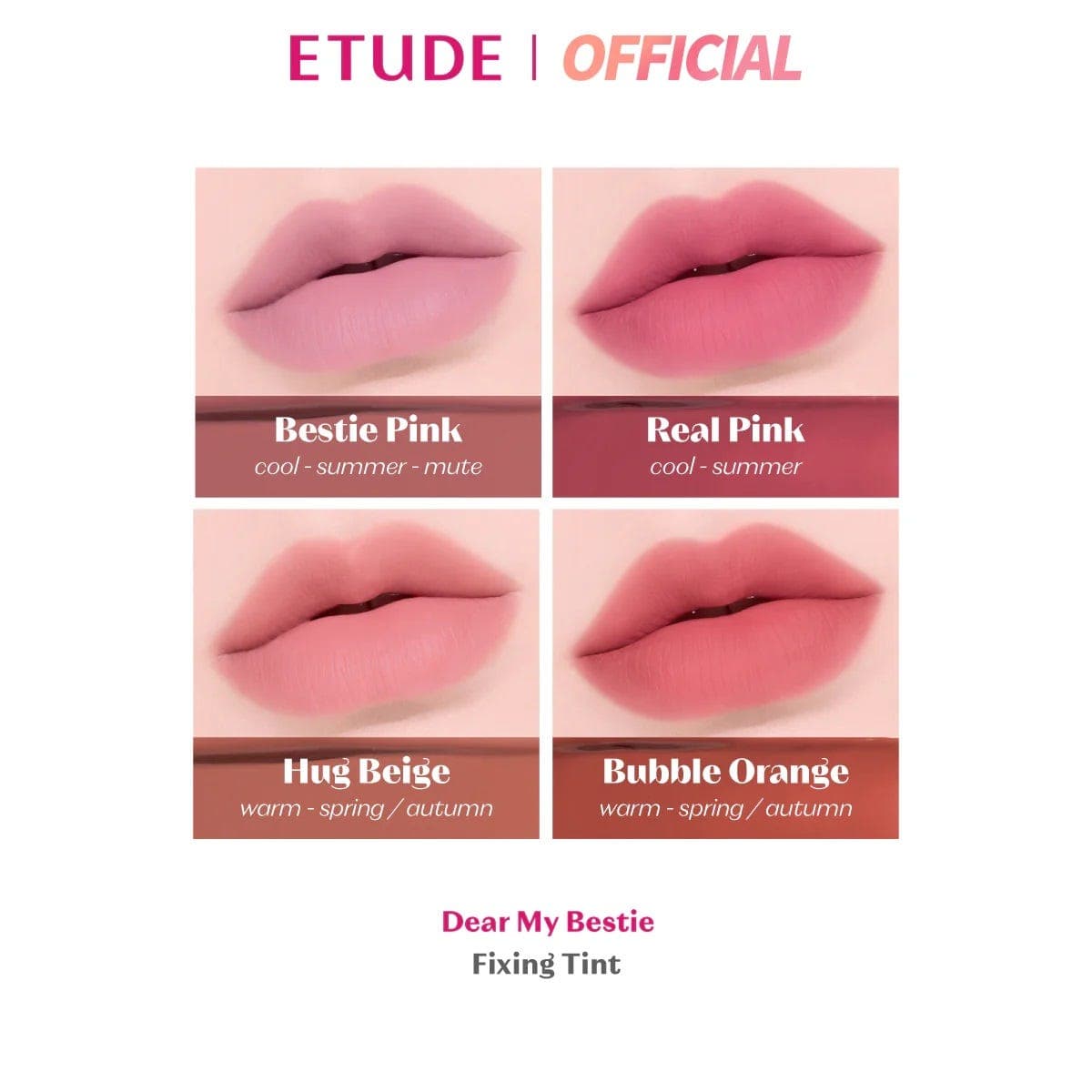 Etude House Fixning Tint #Bubble Orange 4g