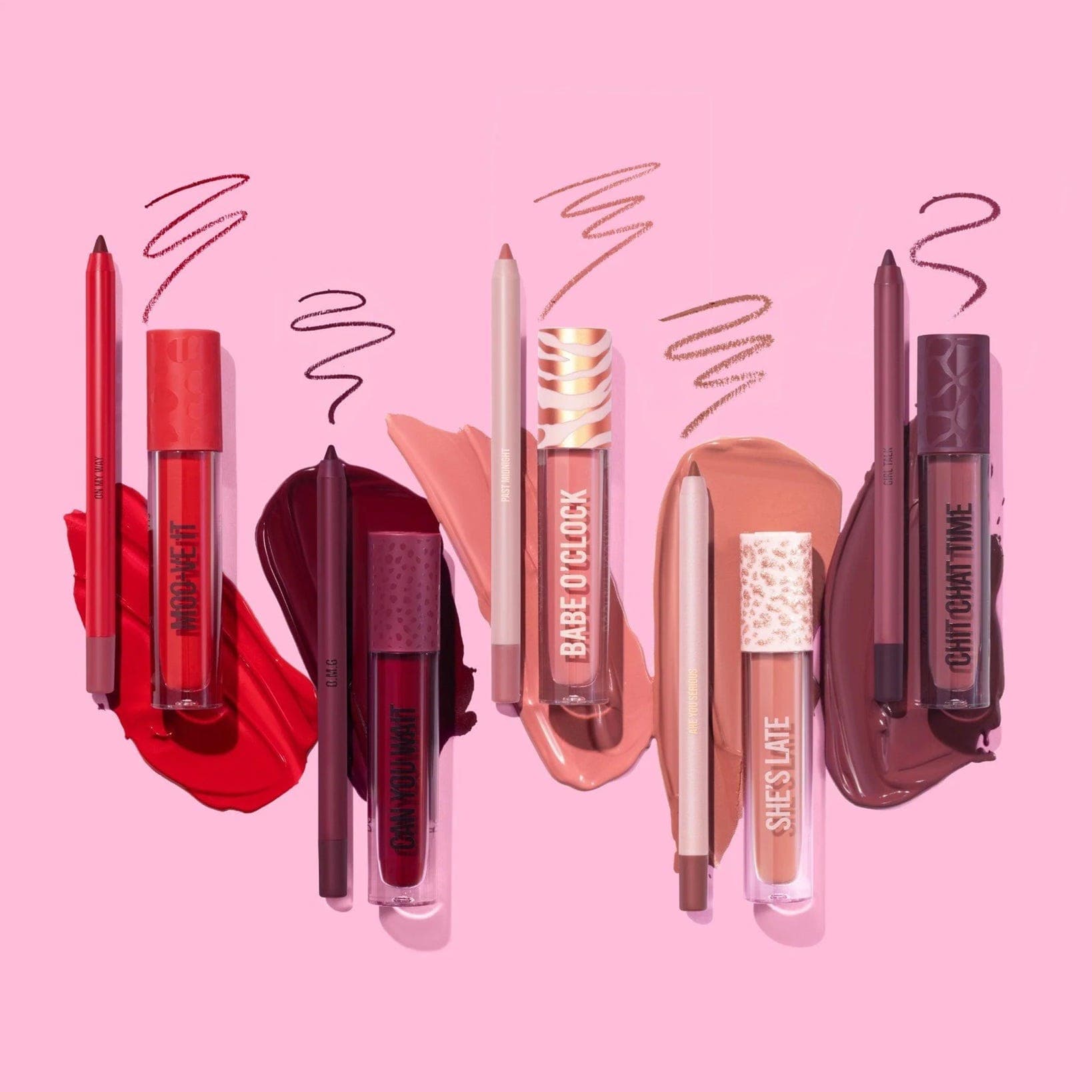 Beauty Creations Lip Pencil + Liquid Lipstick Can You Wait