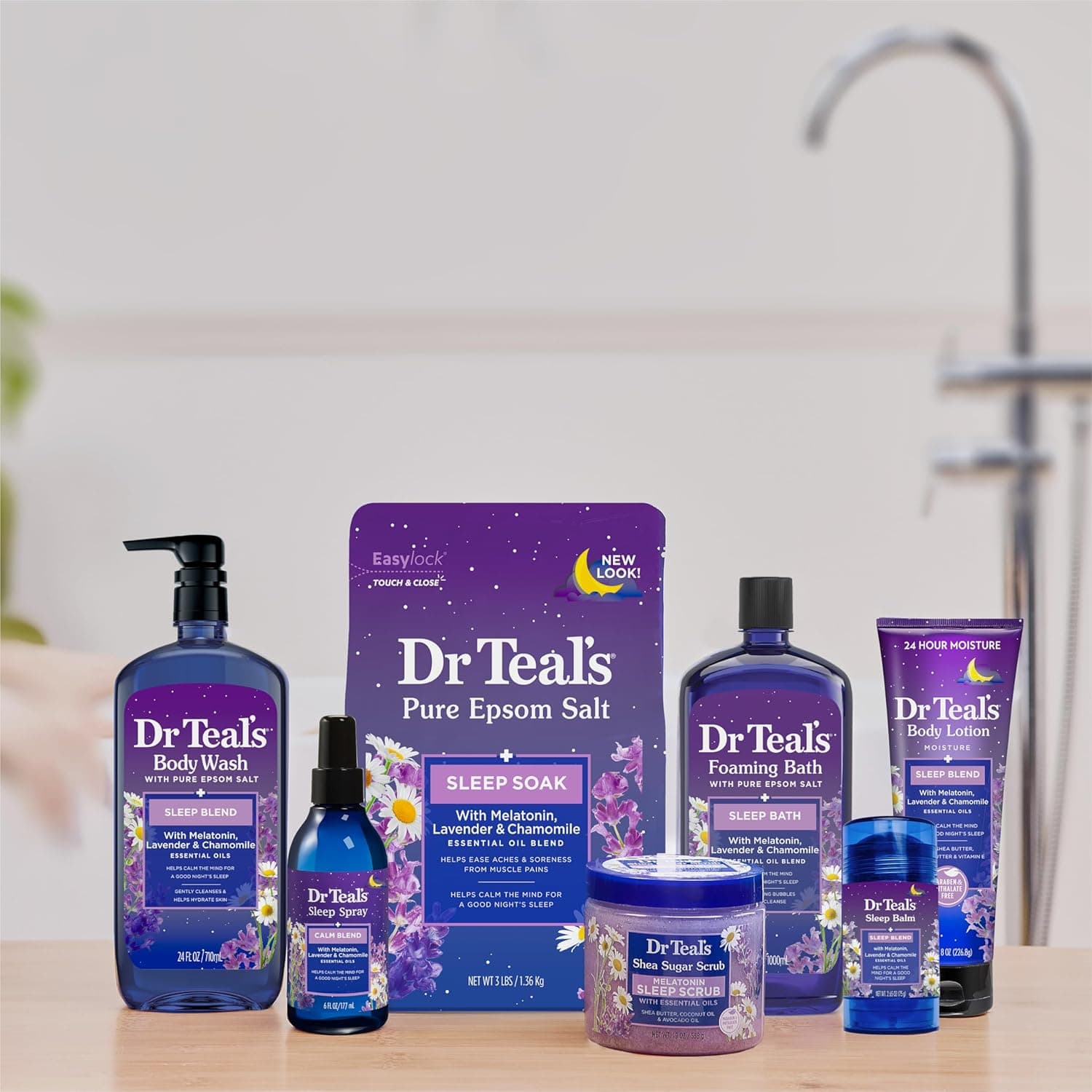 Dr Teal Body Wash Epsom Salt Sleep Blend - Melatonin 710Ml