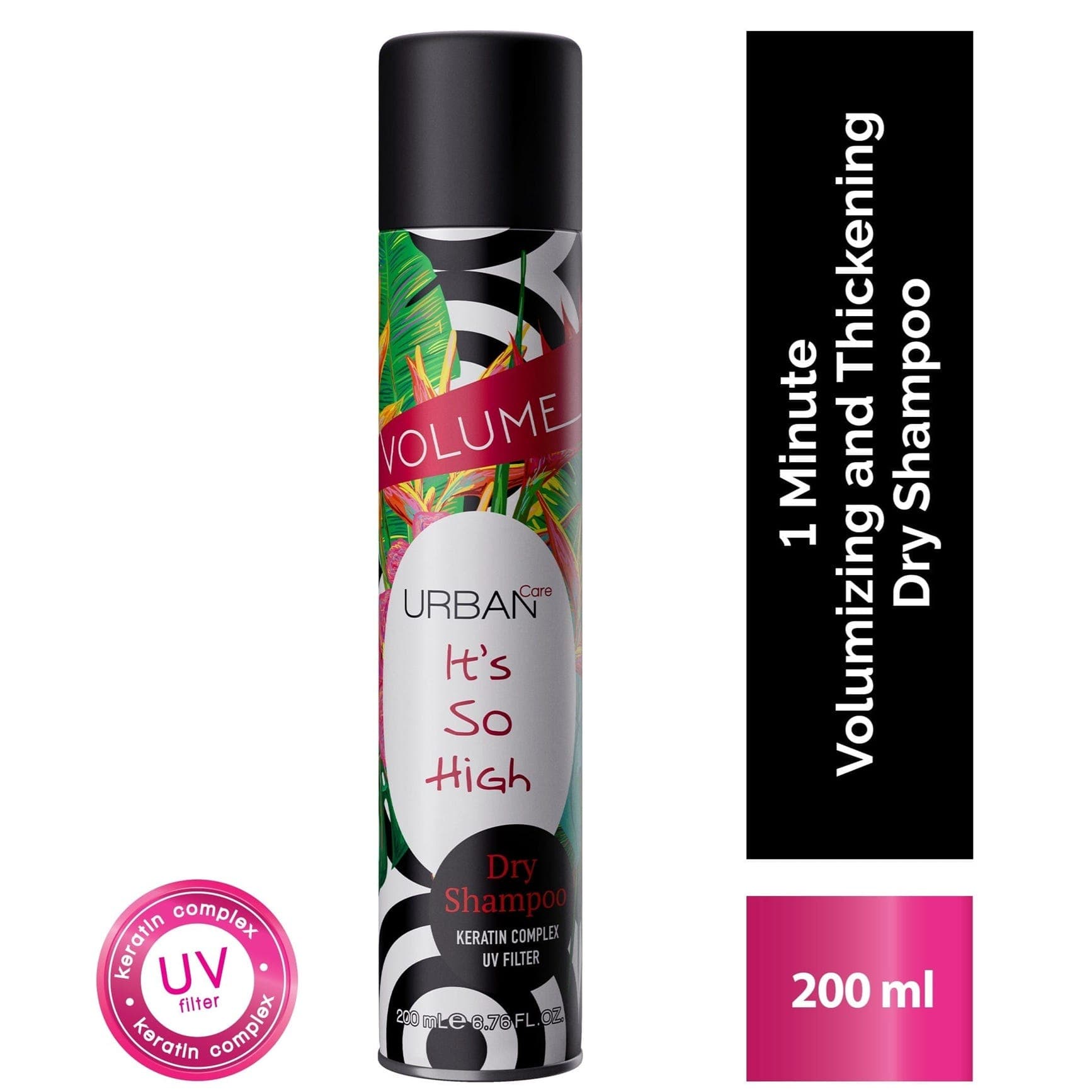Urban Care It'S So High Dry Shampoo Keratin Uv Filter -200ml