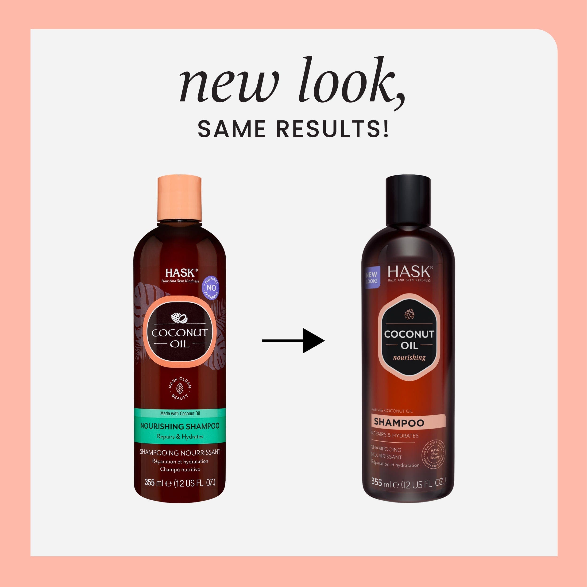 Hask Coconut Oil Nourishing Shampoo 355Ml