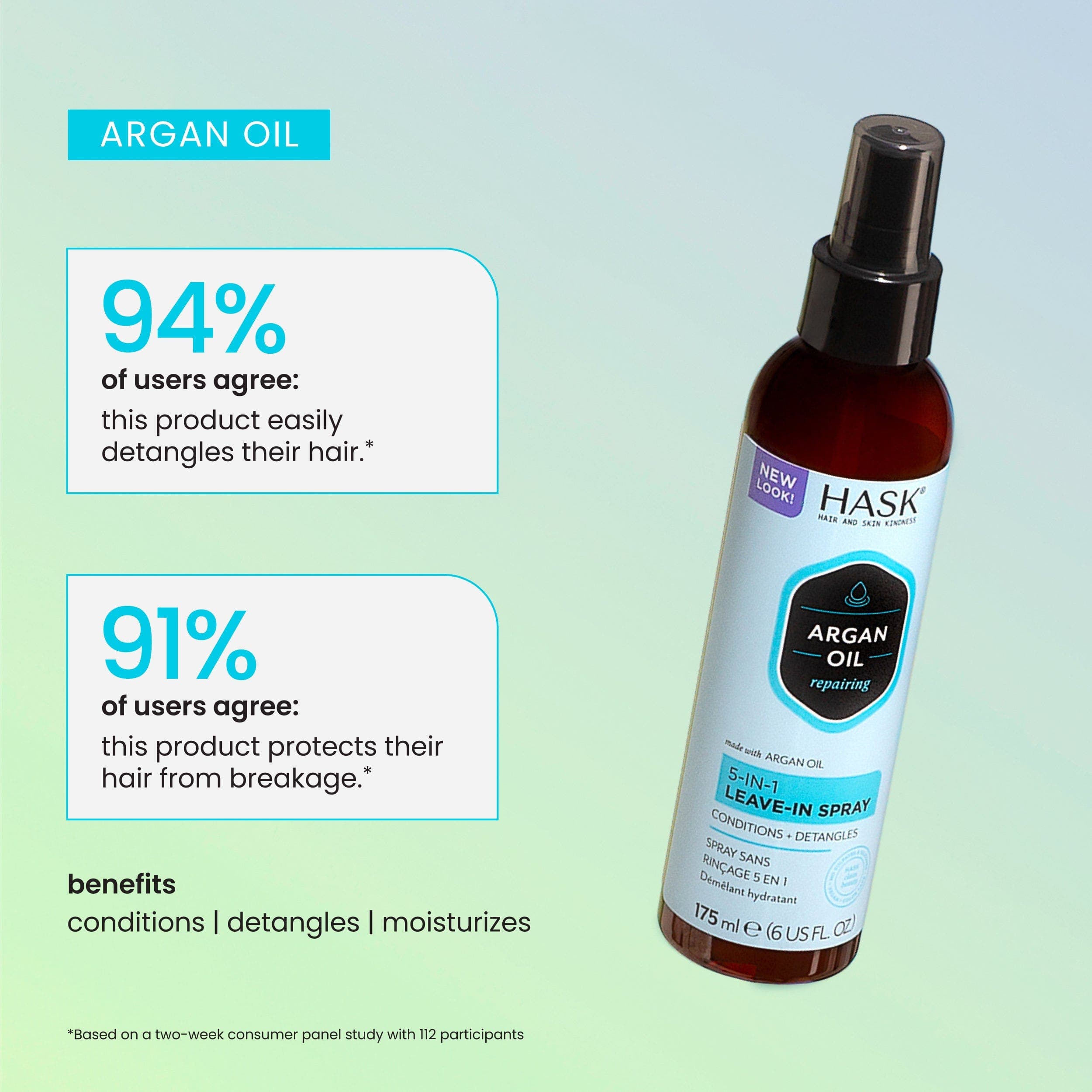 Hask Argan Oil 5 In 1 Leave In Spray 175ml