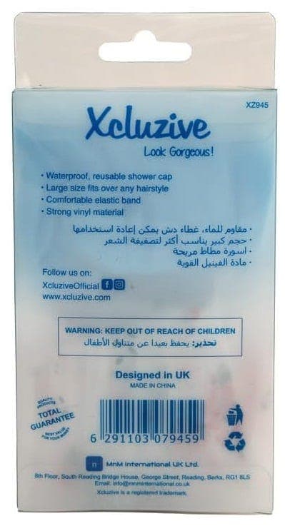 Xcluzive Shower Cap Reusable - 2 pcs