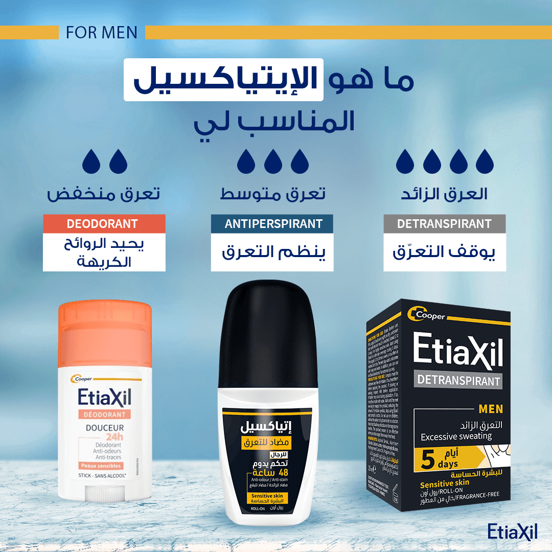 إتيكسيل مزيل عرق 48 ساعة للرجال رول أون 50 مل
