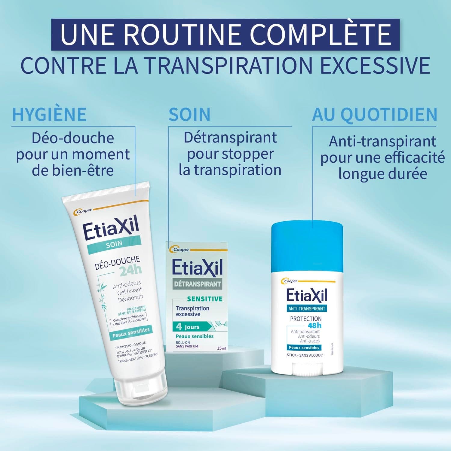 Etiaxil Anti-Perspirant 48h Deodorant Stick - 40 ml
