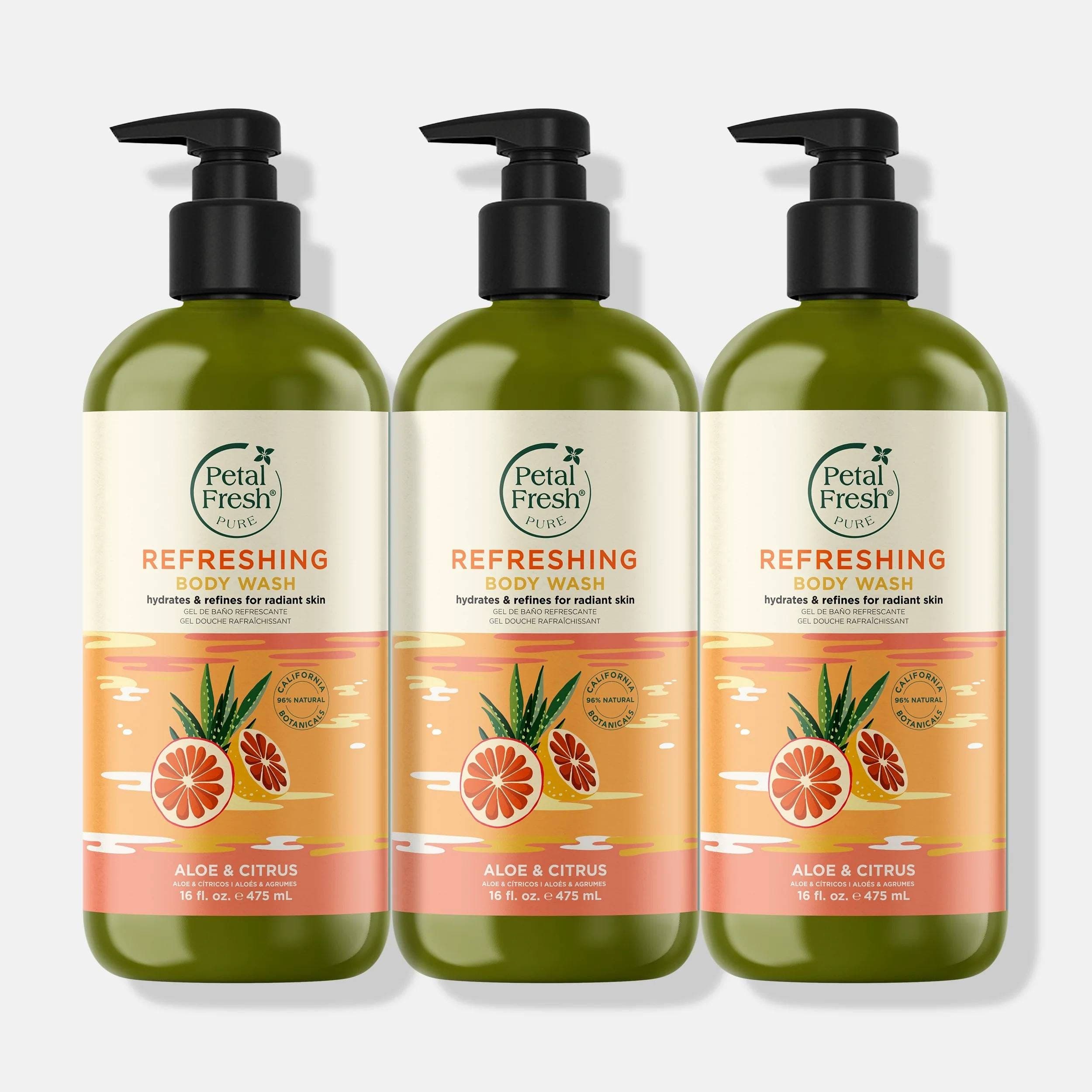 Petal Fresh Aloe & Citrus B & S Gel 16Oz