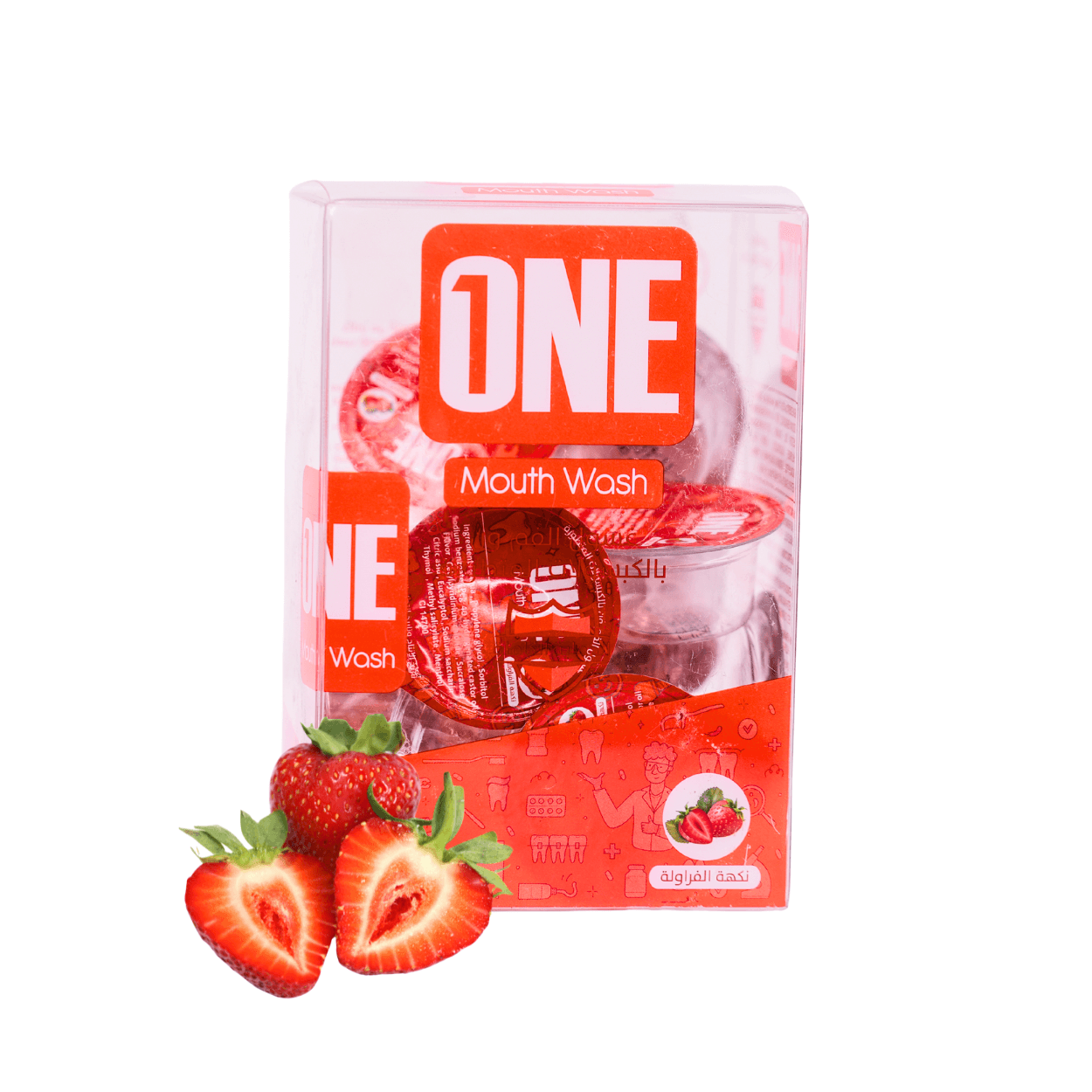 One Mouth Wash Strawberry Flavor 20 Capsule