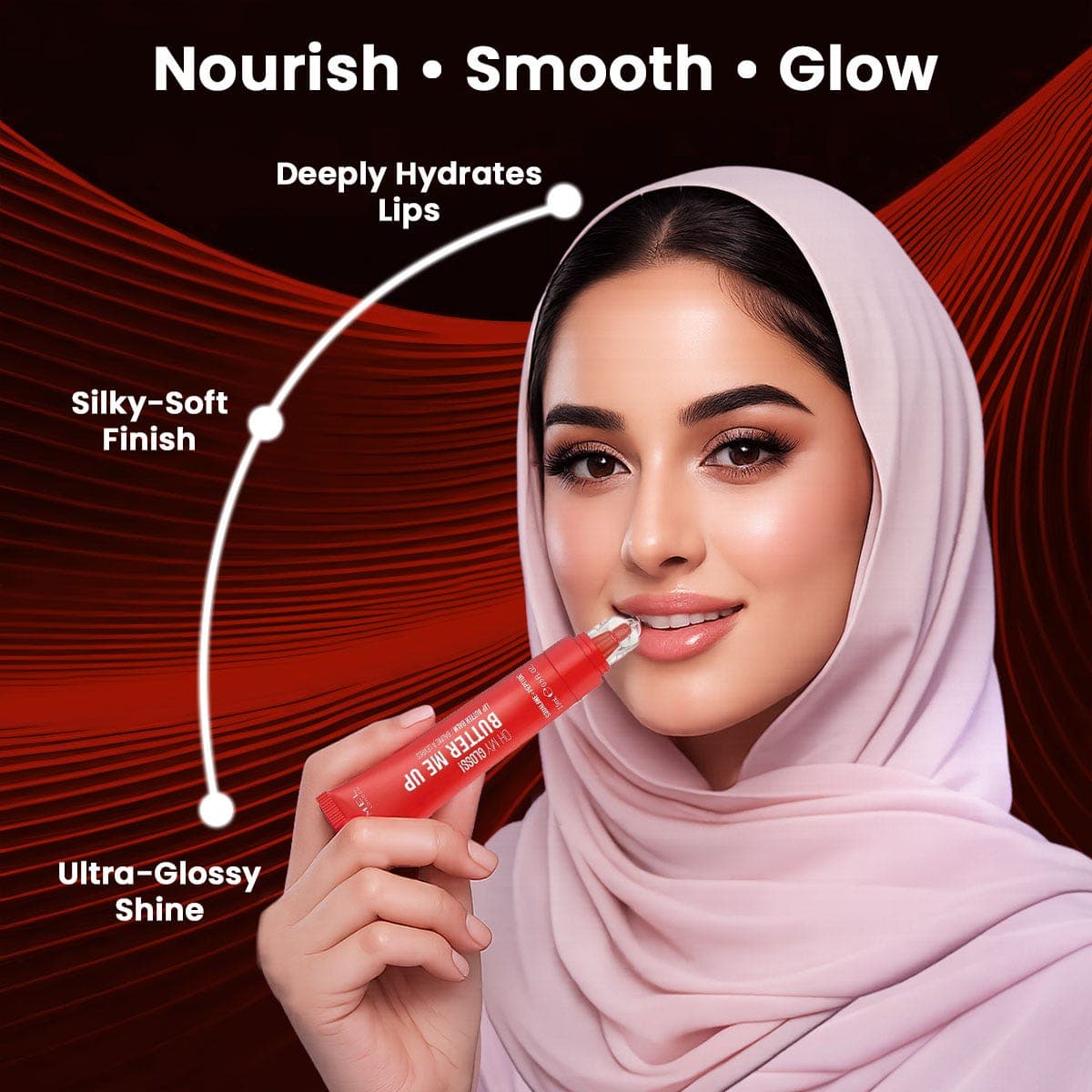 ريميل أوه ماي جلوس زبدة الشفاه- ريد فيلفيت