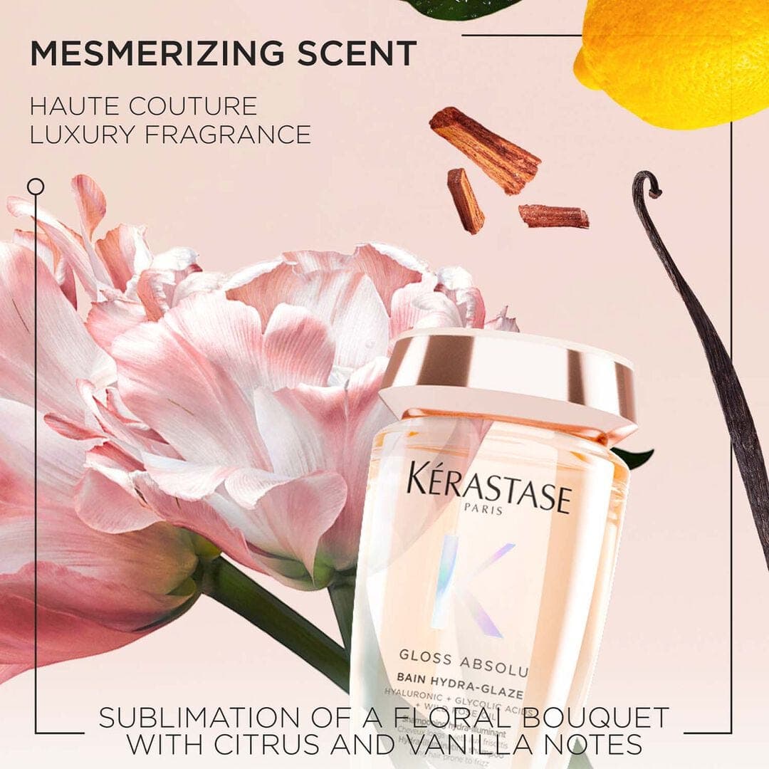 Kerastase Gloss Absolu Bain Hydra-Glaze Shampoo For Long Hair Prone To Frizz - 250 ml